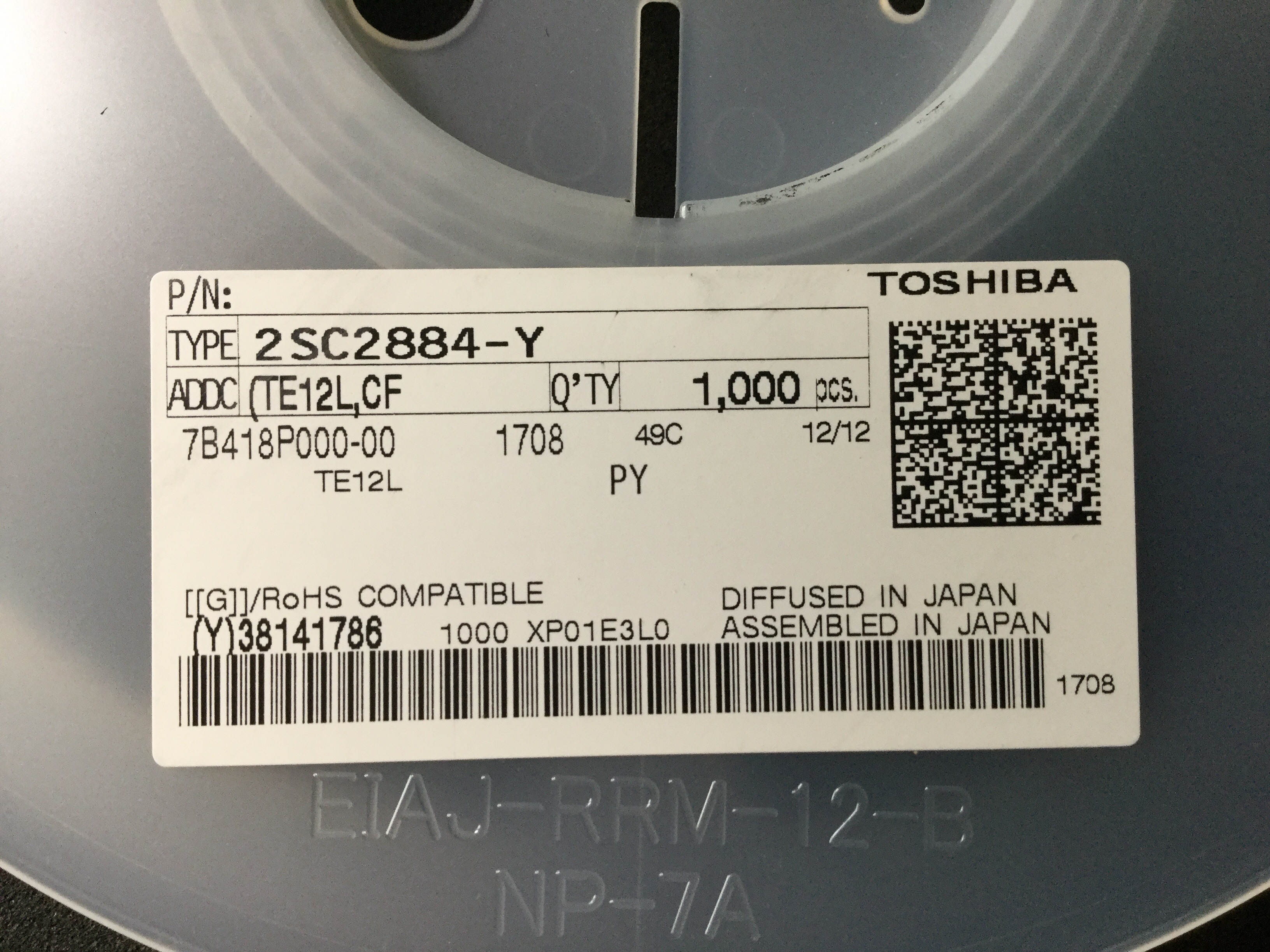 2SC2884-Y(TE12L,CF