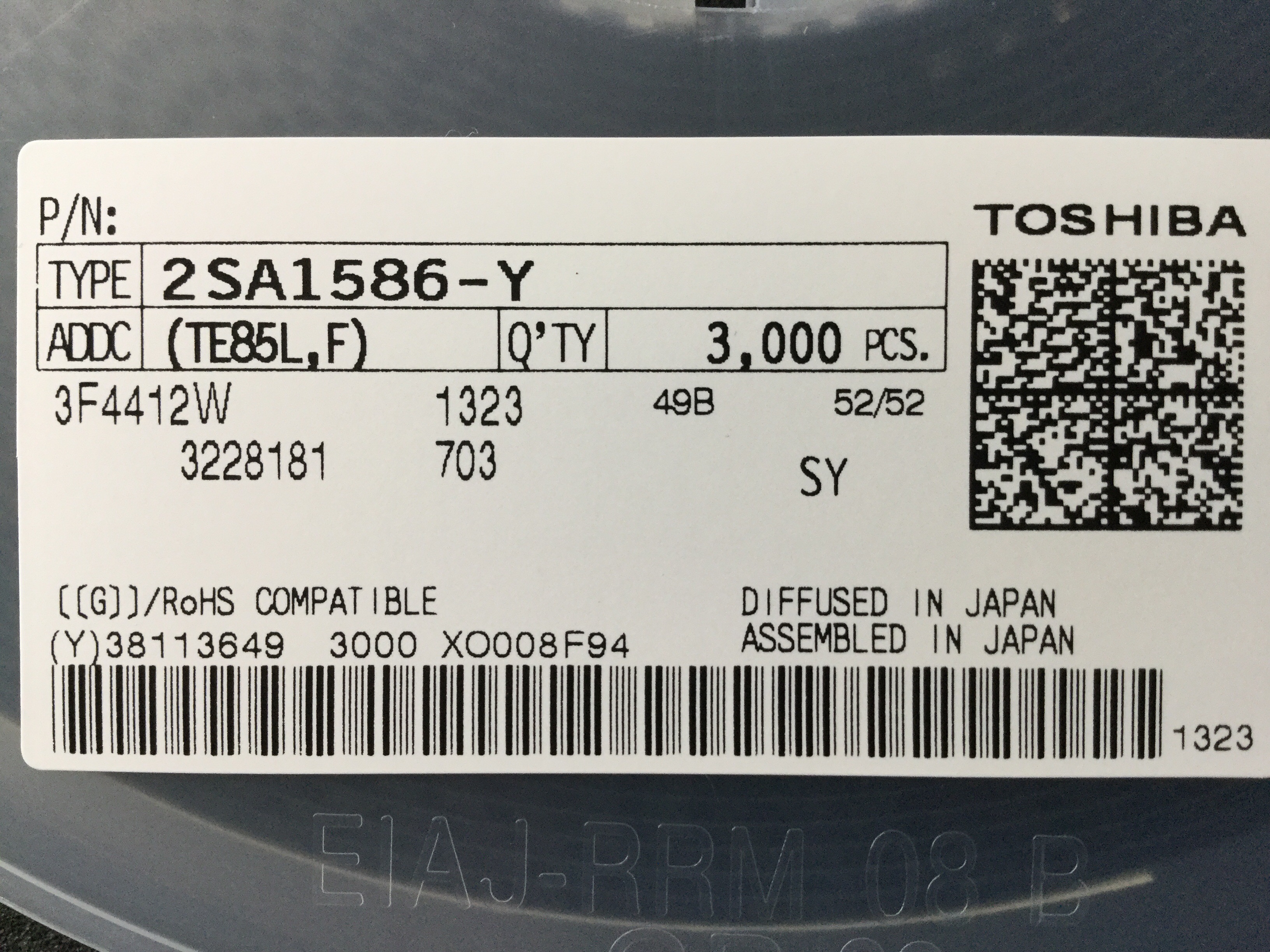 2SA1586-Y(TE85L,F)