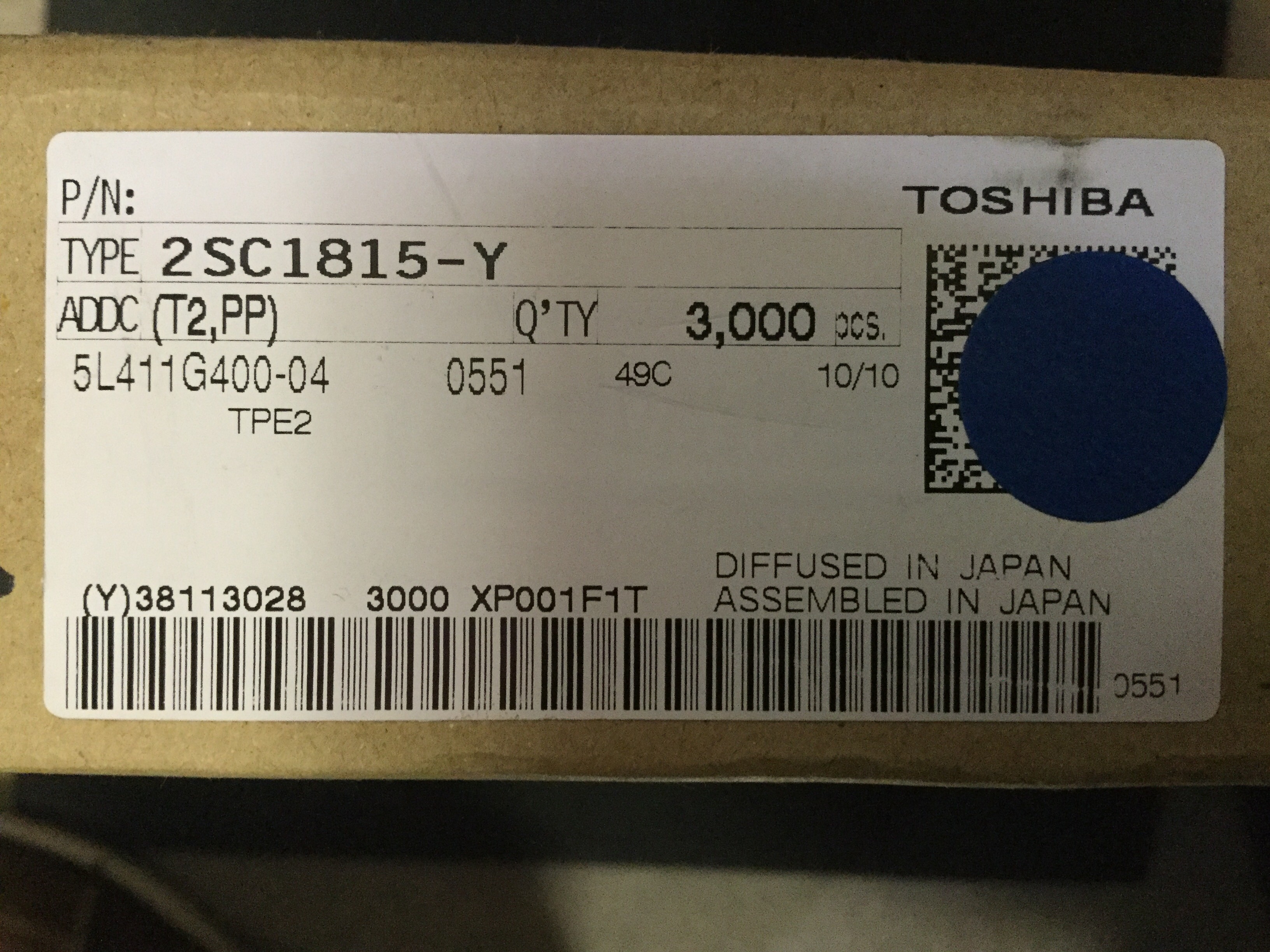 2SC1815-Y(T2,PP)