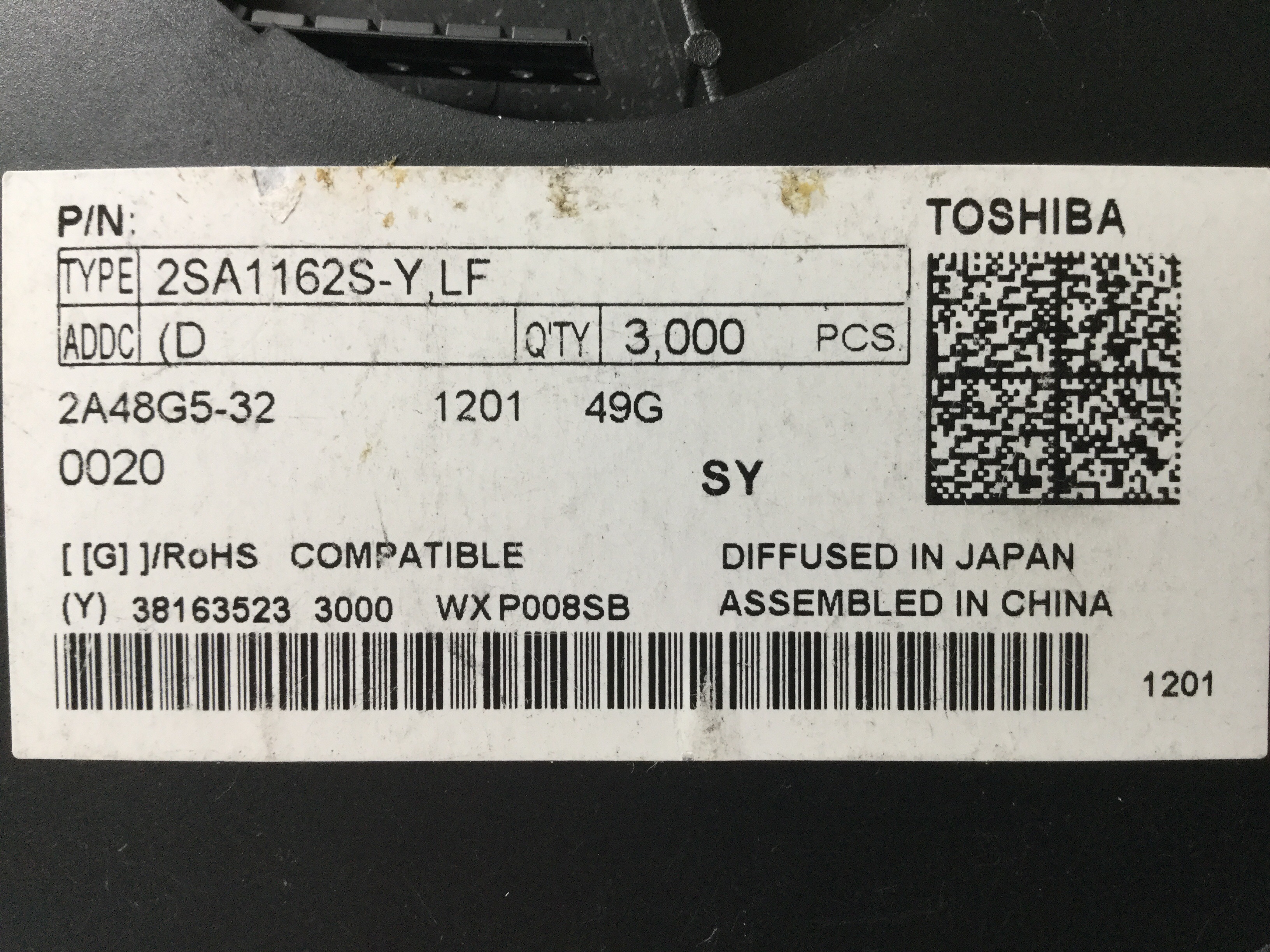 2SA1162S-Y,LF(D