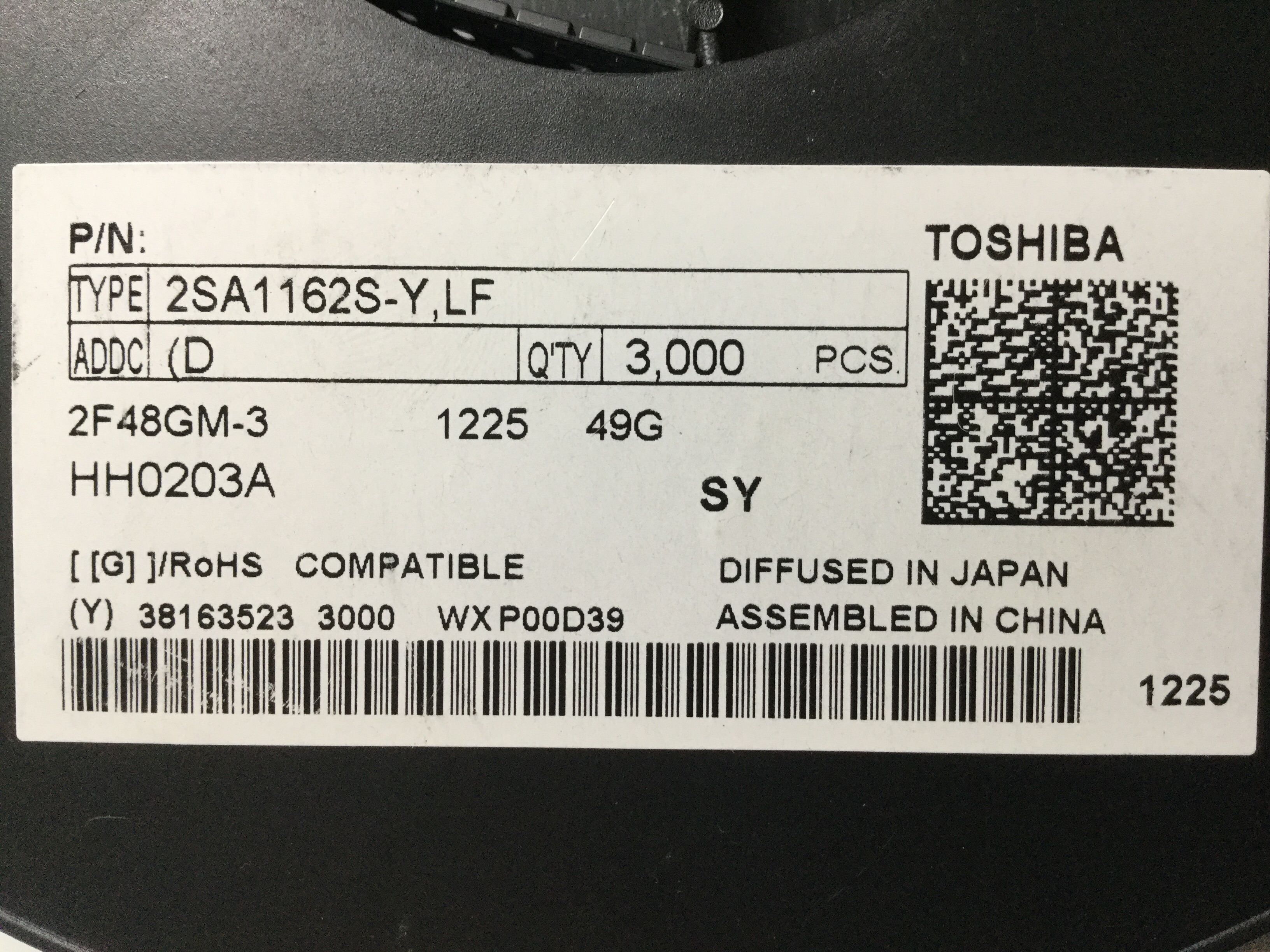2SA1162S-Y,LF(D