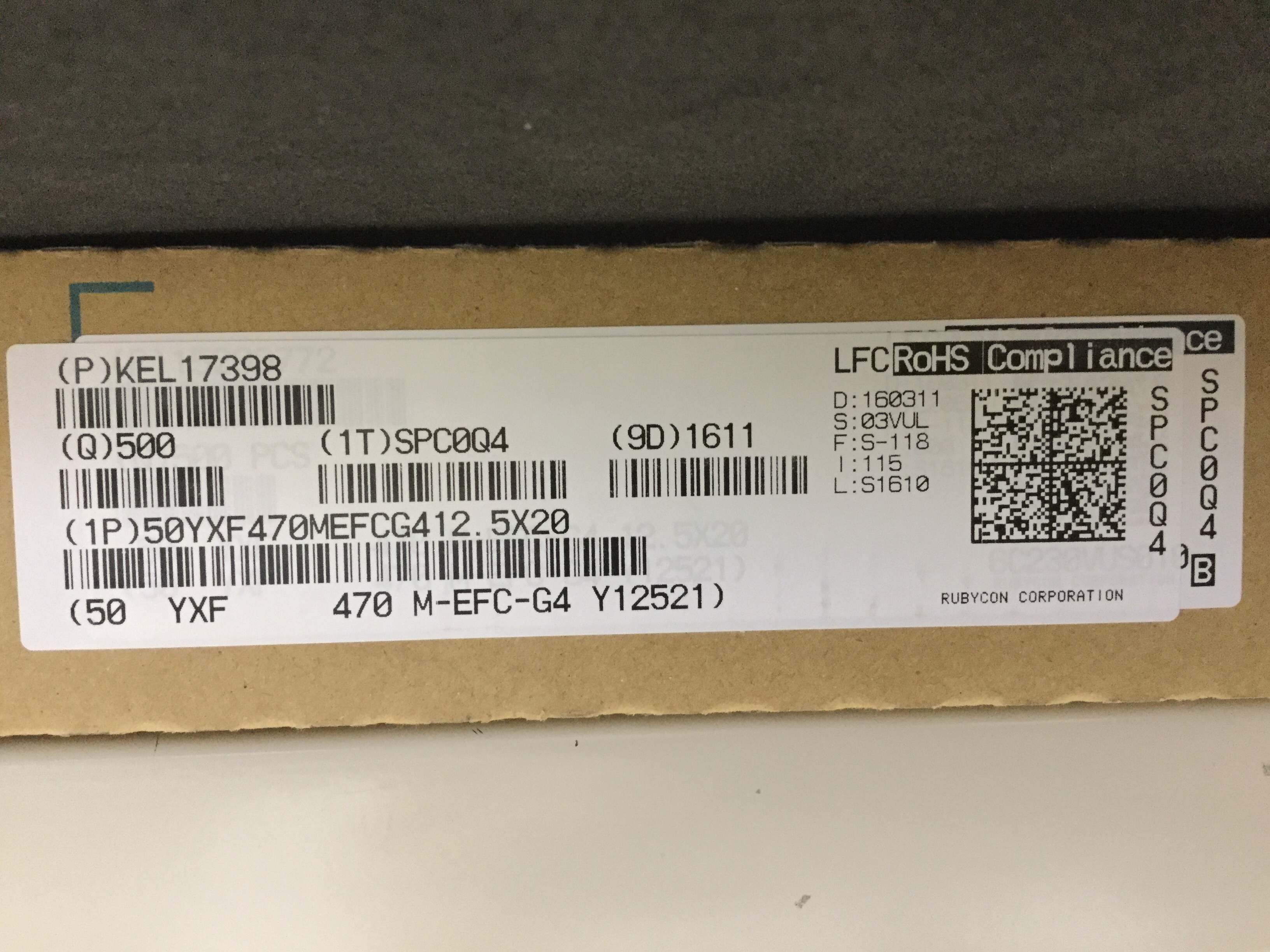 50YXF470MEFCG412.5X20