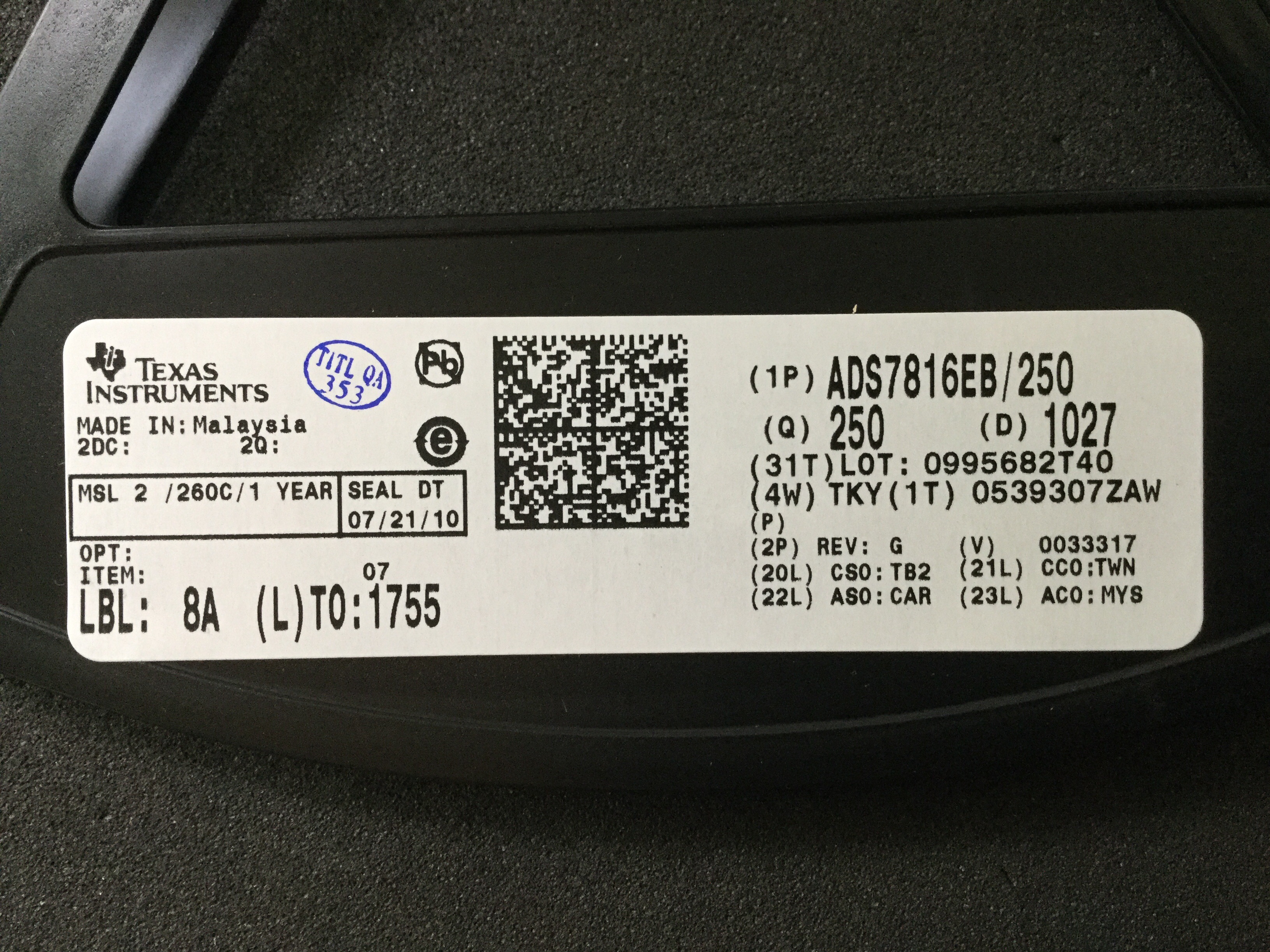 ADS7816EB/250