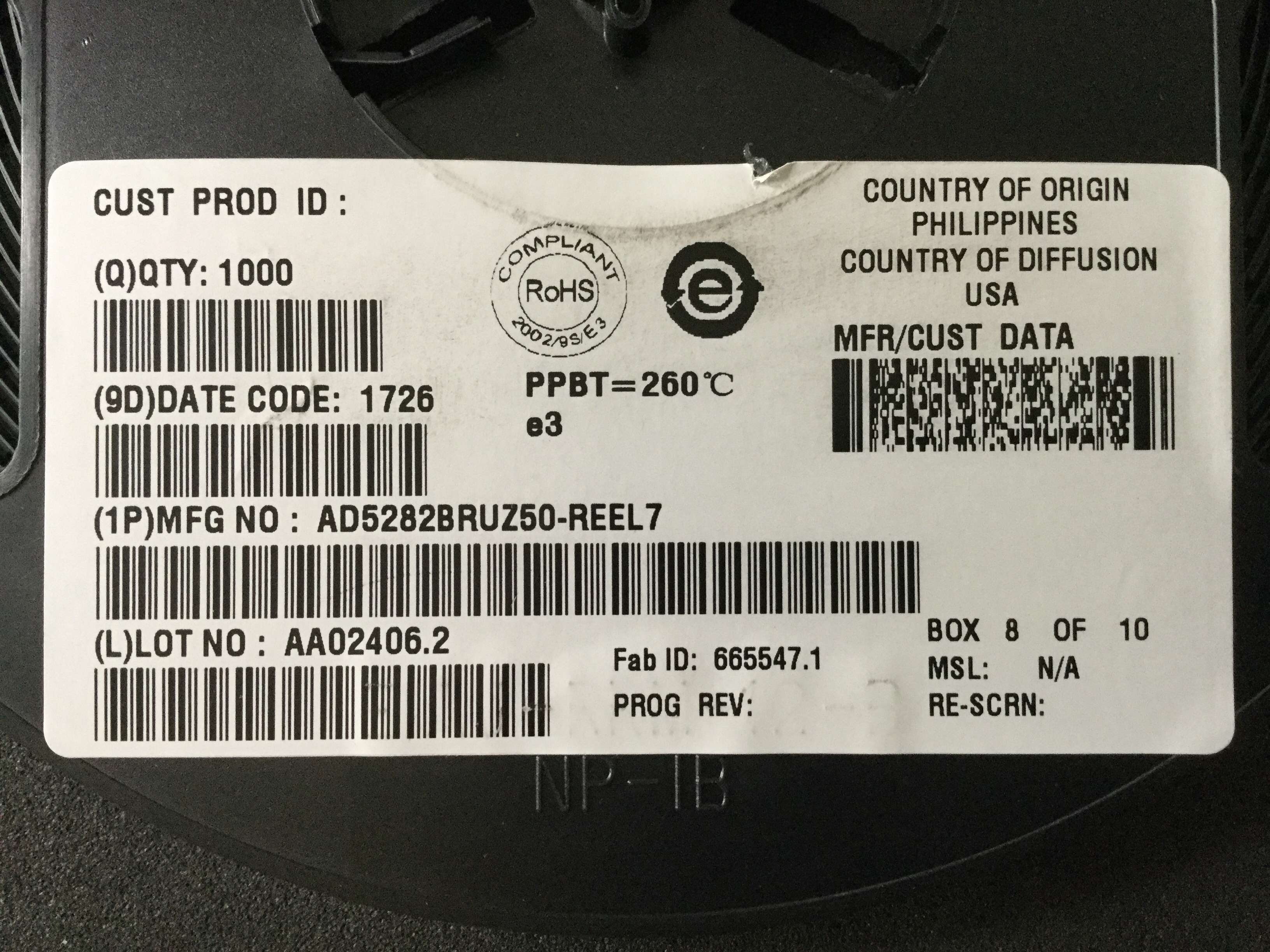 AD5282BRUZ50-REEL7