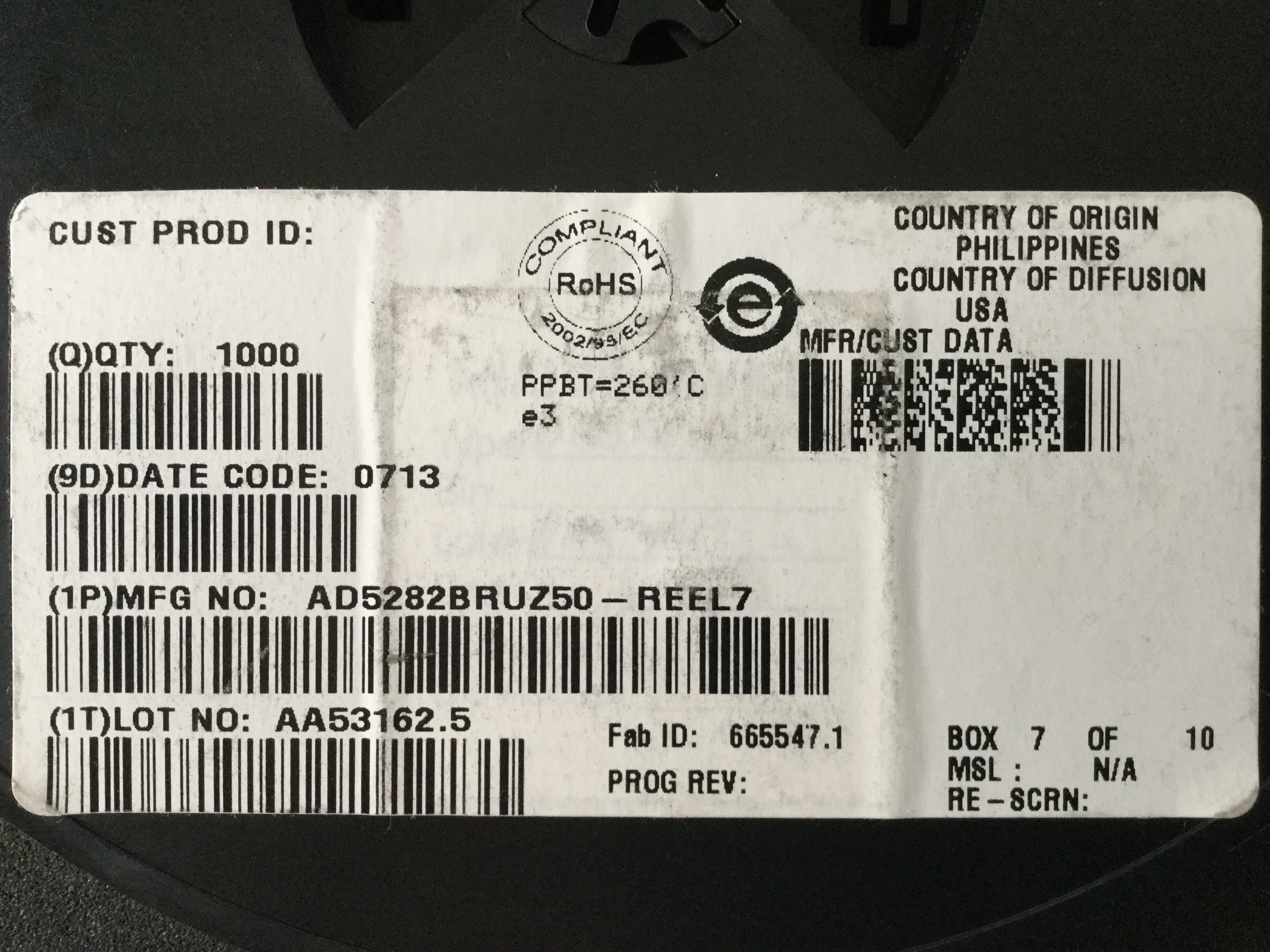 AD5282BRUZ50-REEL7