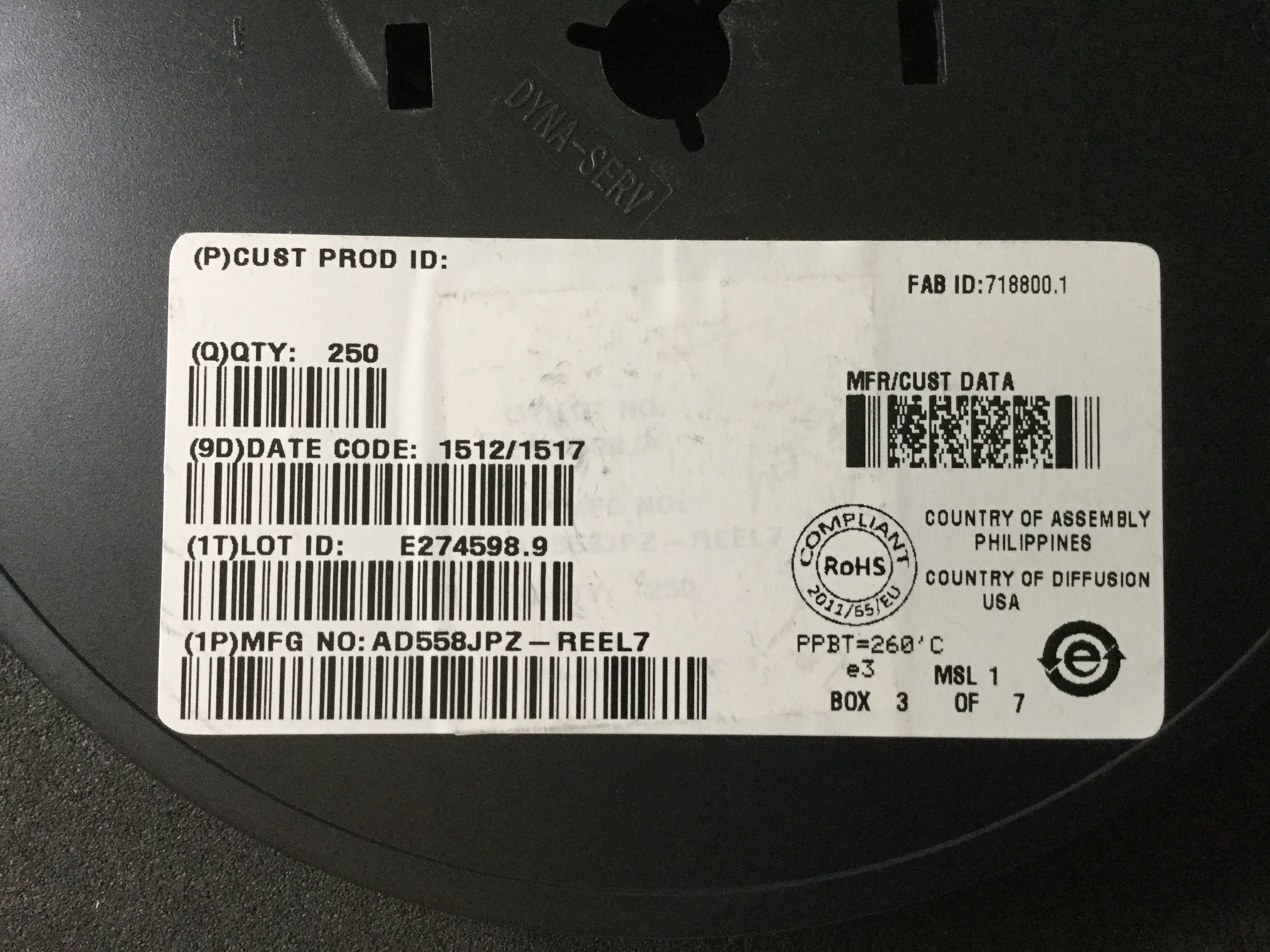 AD558JPZ-REEL7