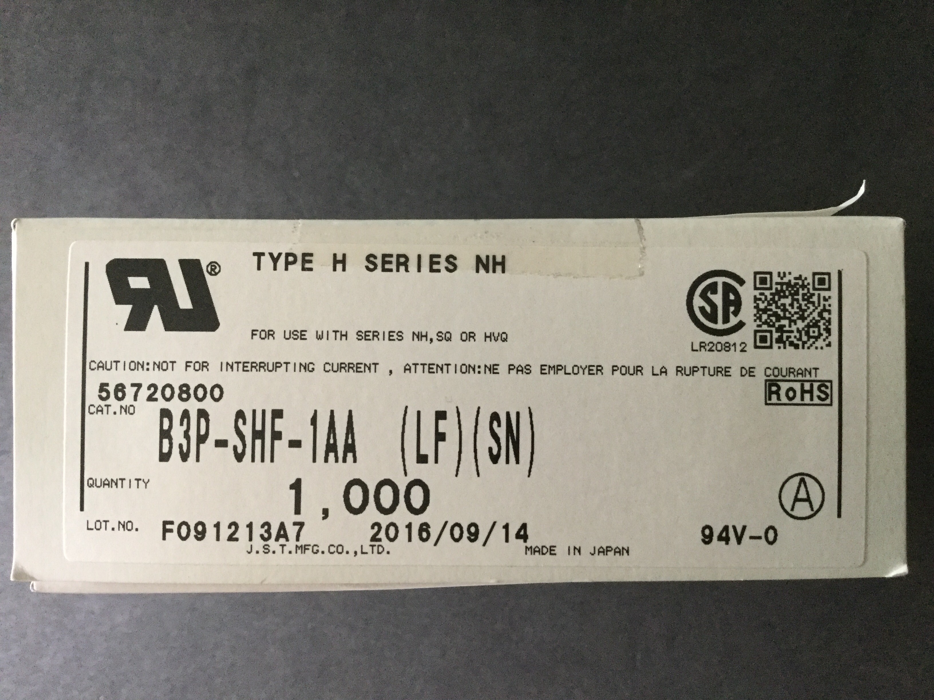 B3P-SHF-1AA(LF)(SN)