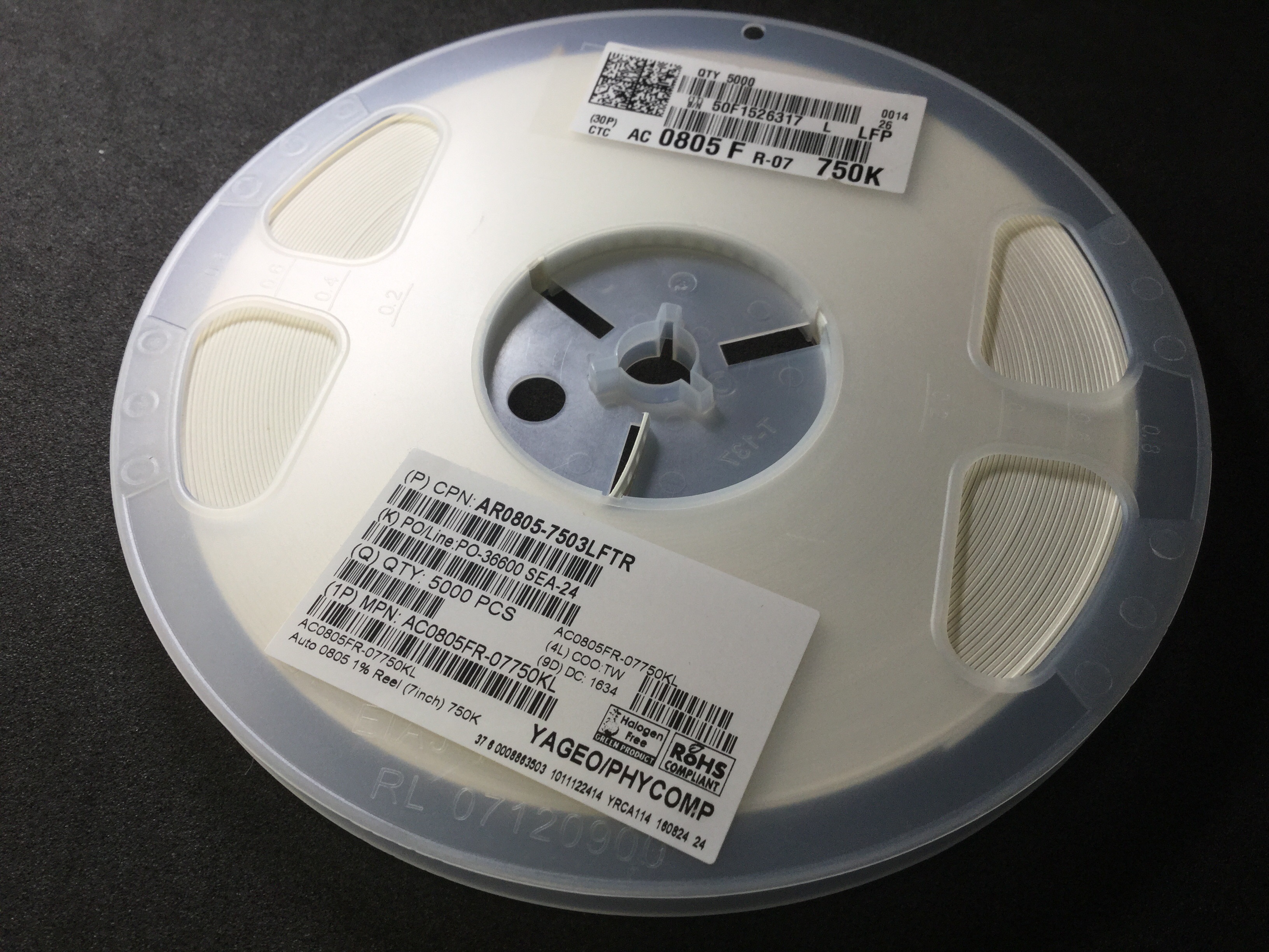 AC0805FR-07750KL