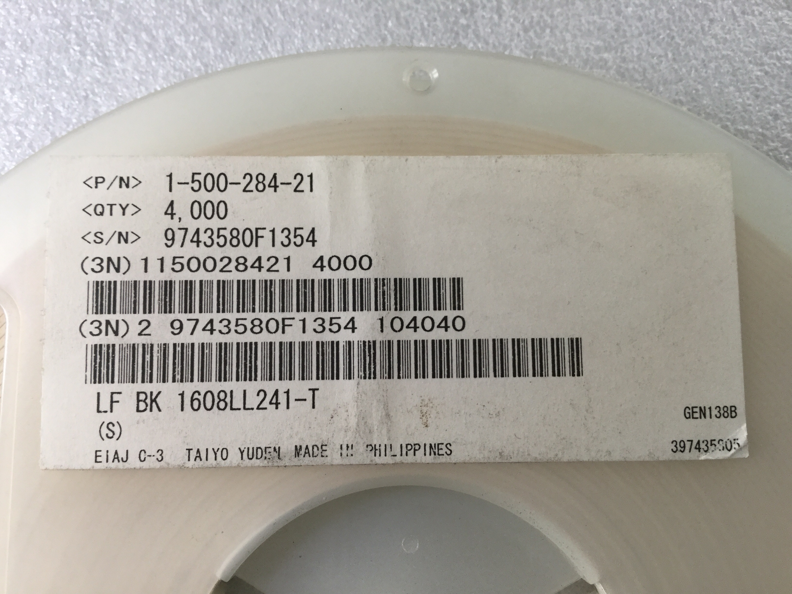 BK1608LL241-T