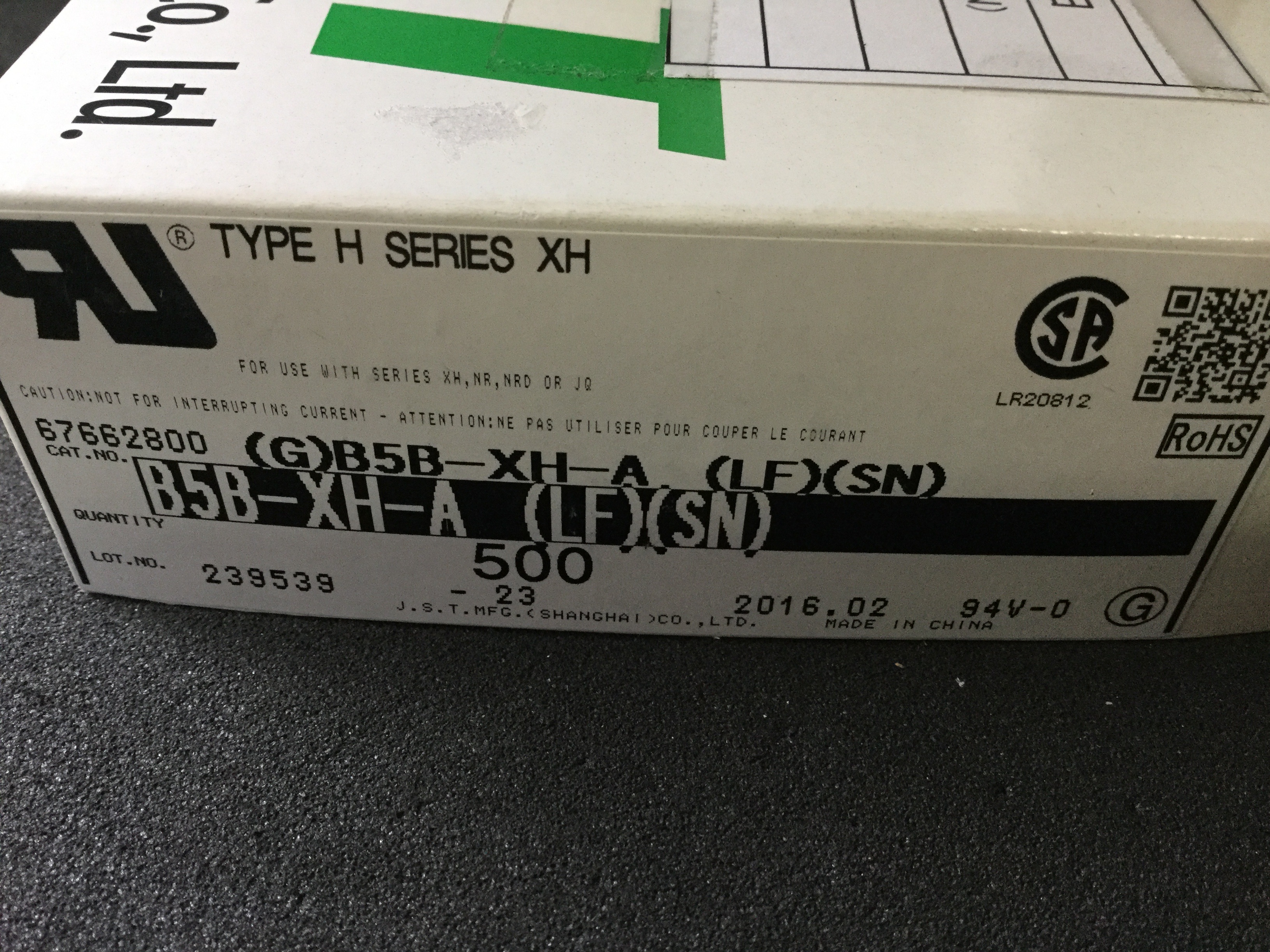 B5B-XH-A(LF)(SN)
