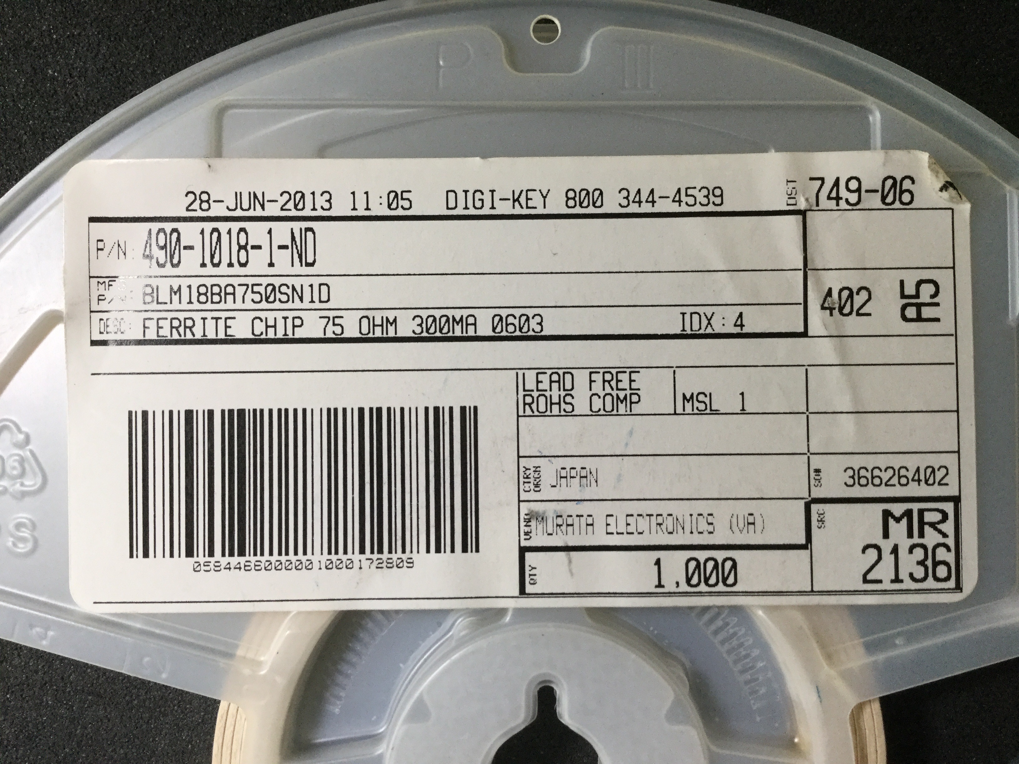 BLM18BA750SN1D