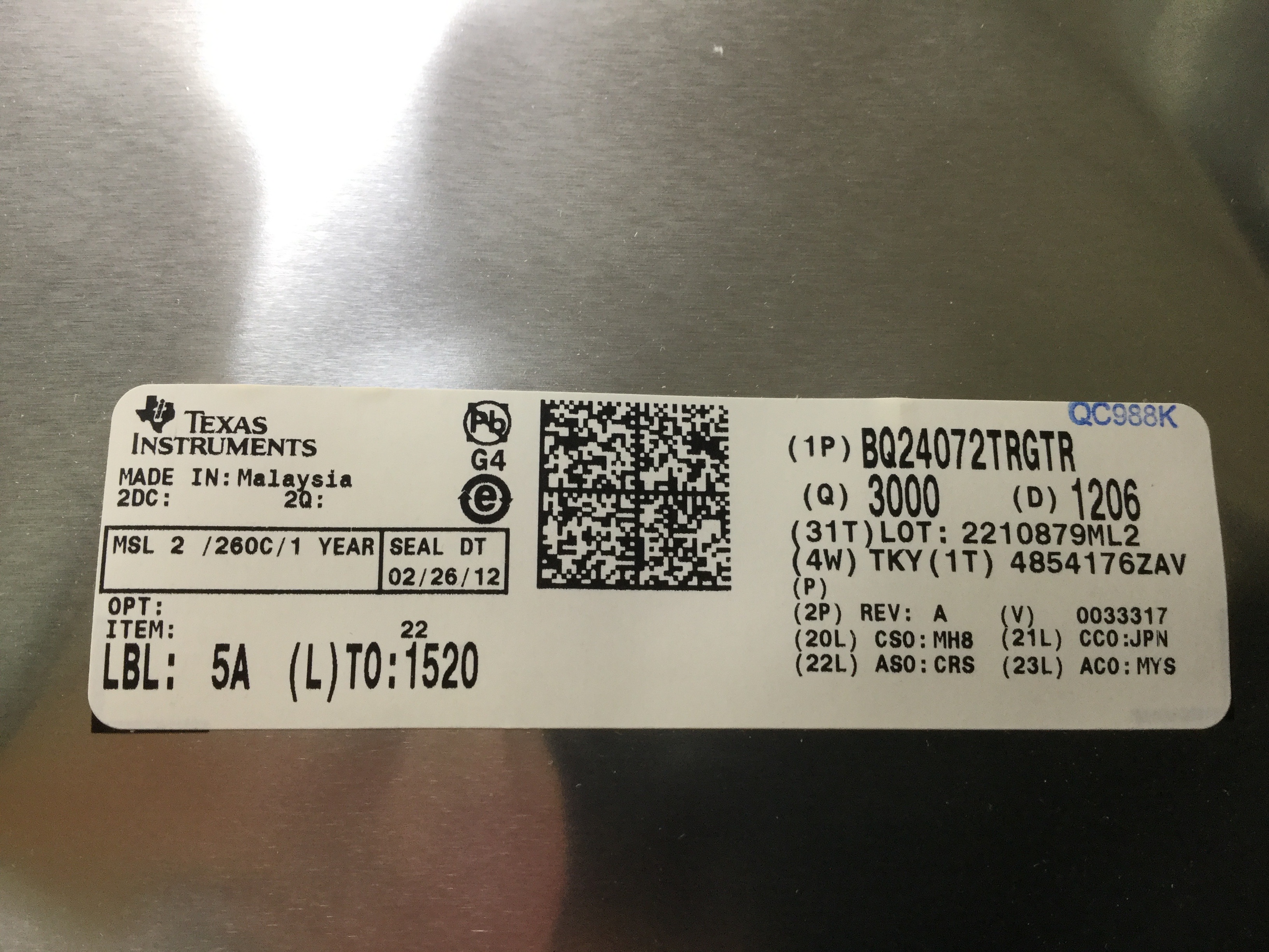 BQ24072TRGTR