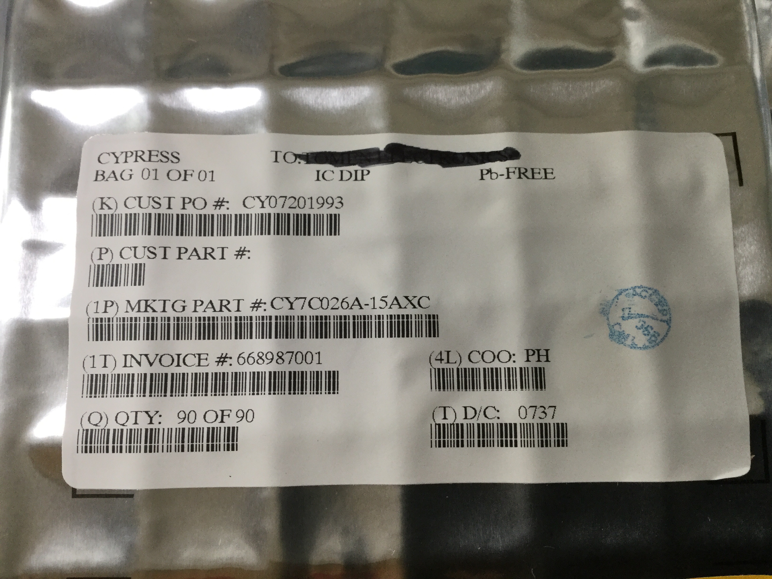 CY7C026A-15AXC
