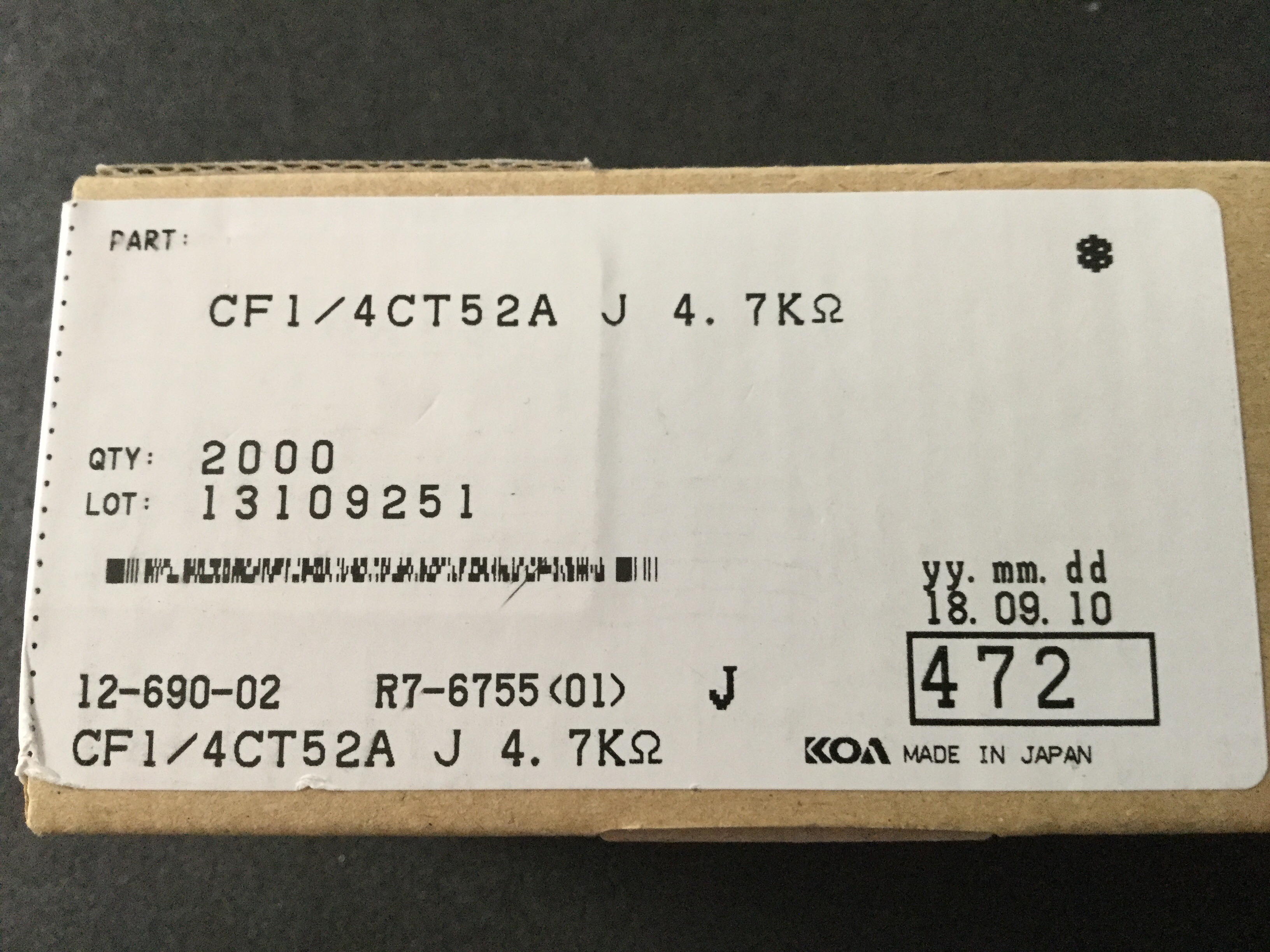 CF1/4CT52A472J