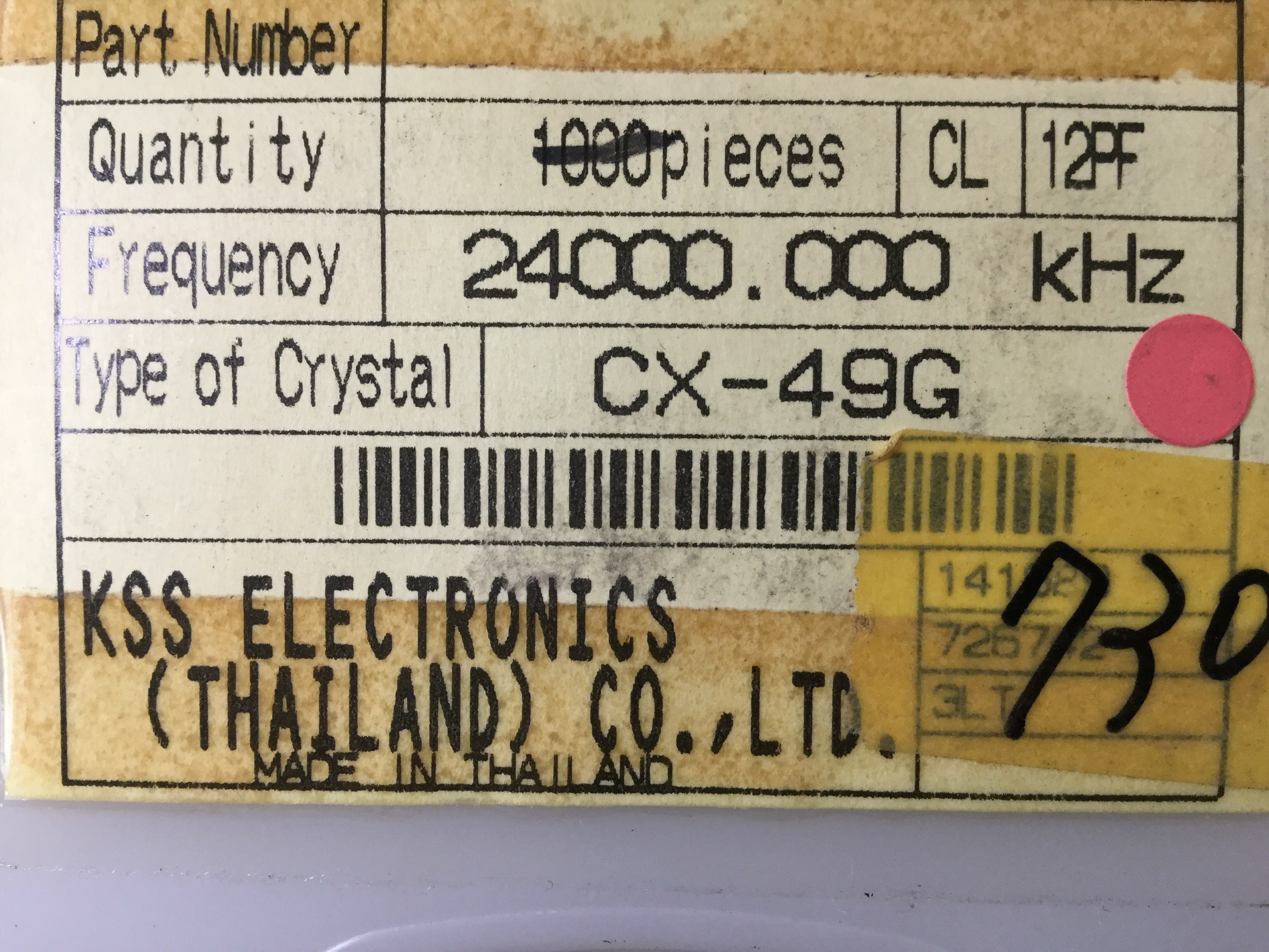 CX-49G24.0MHZ
