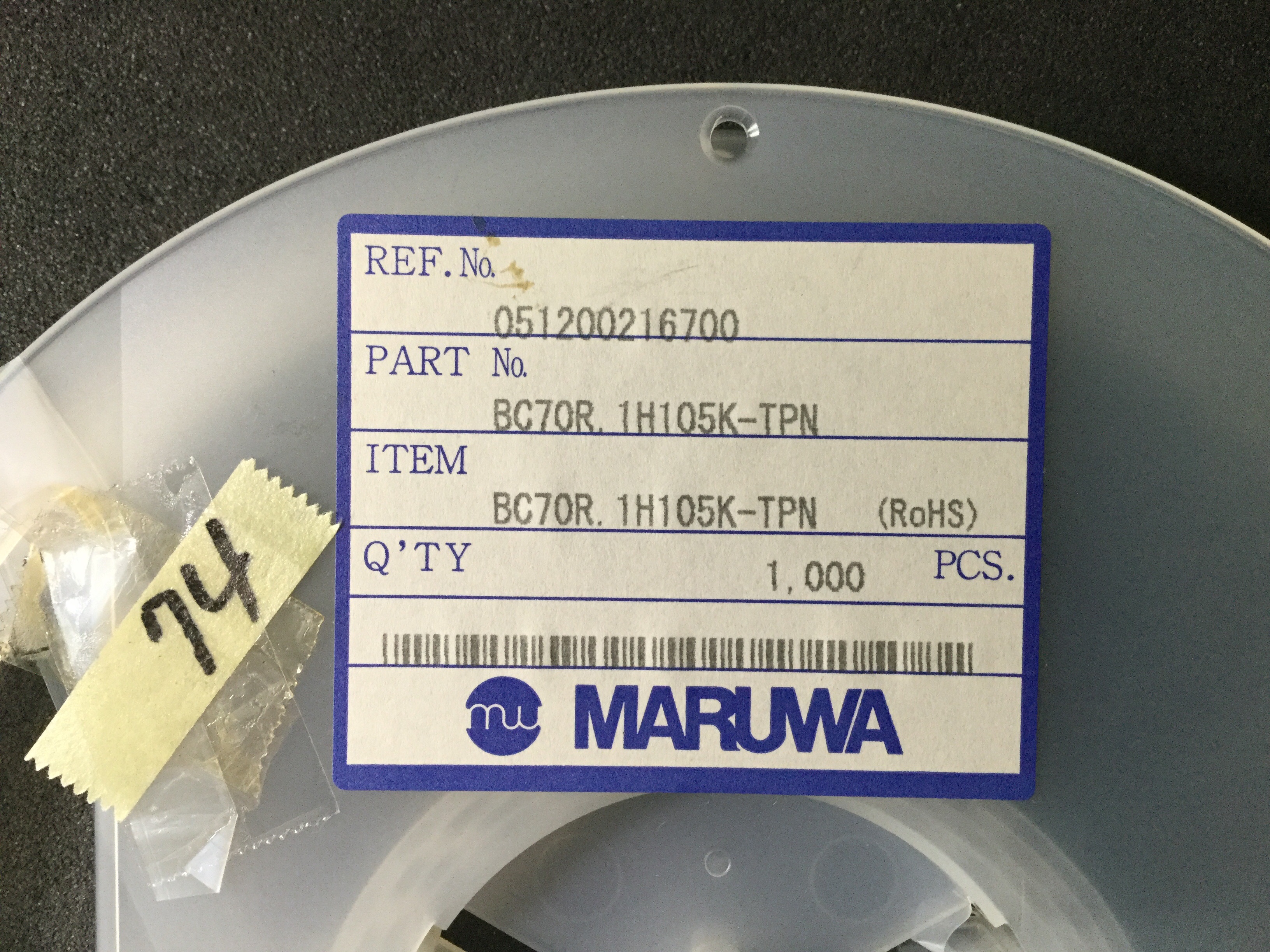 BC70R.1H105K-TPN
