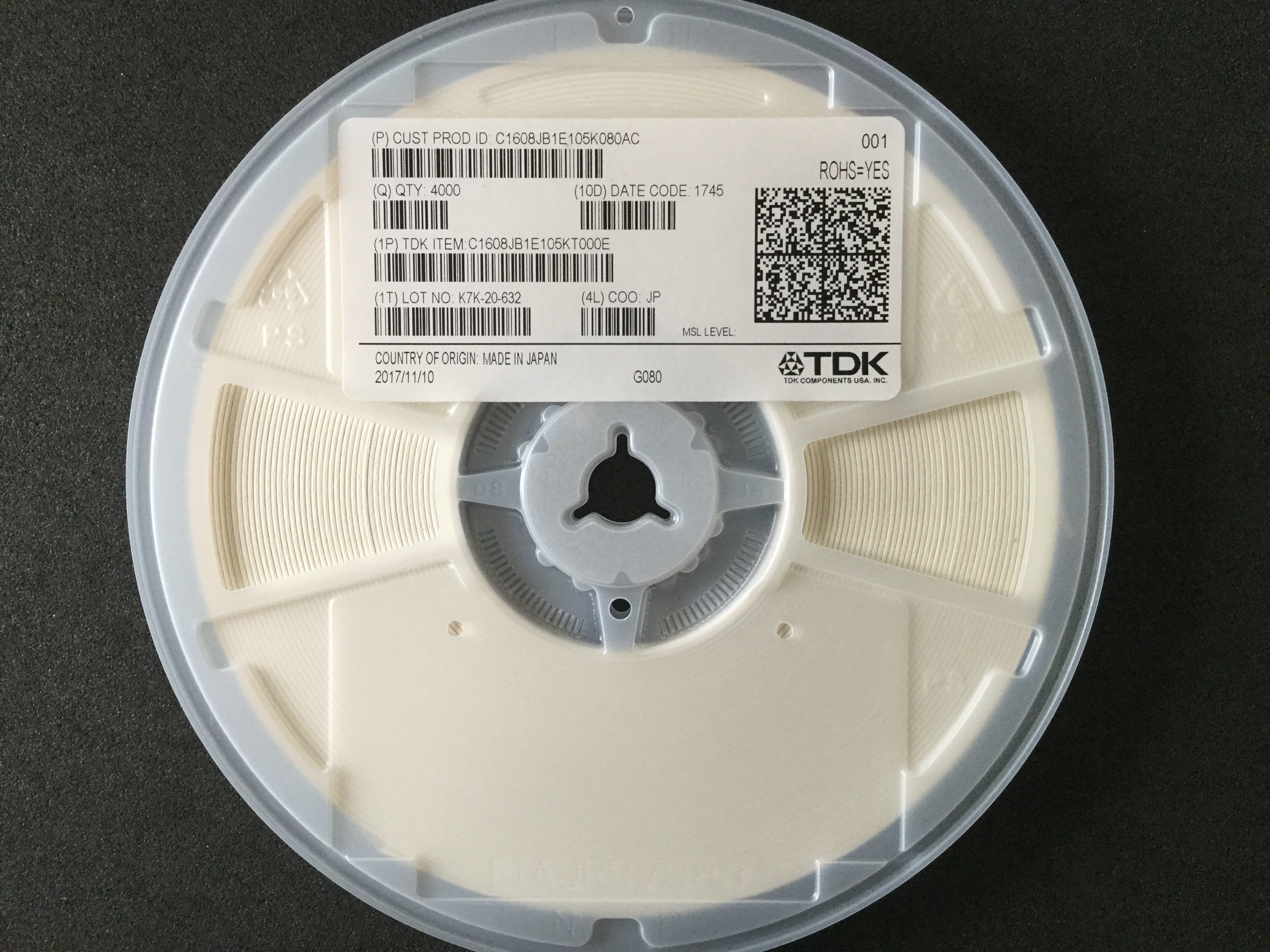 C1608JB1E105K080AC