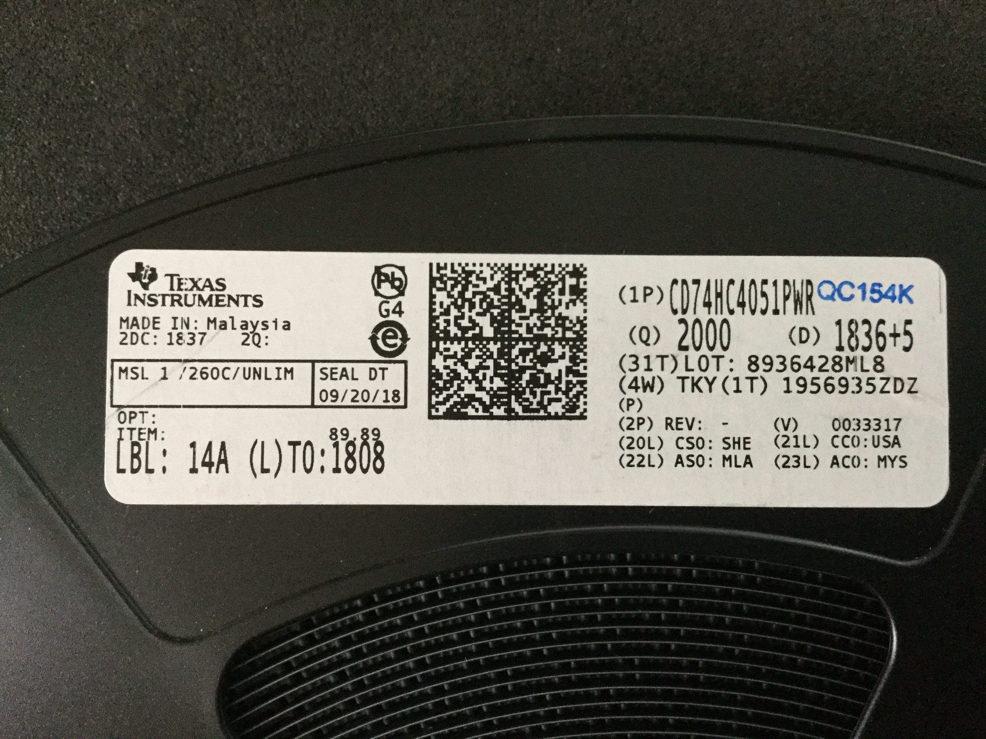 CD74HC4051PWR
