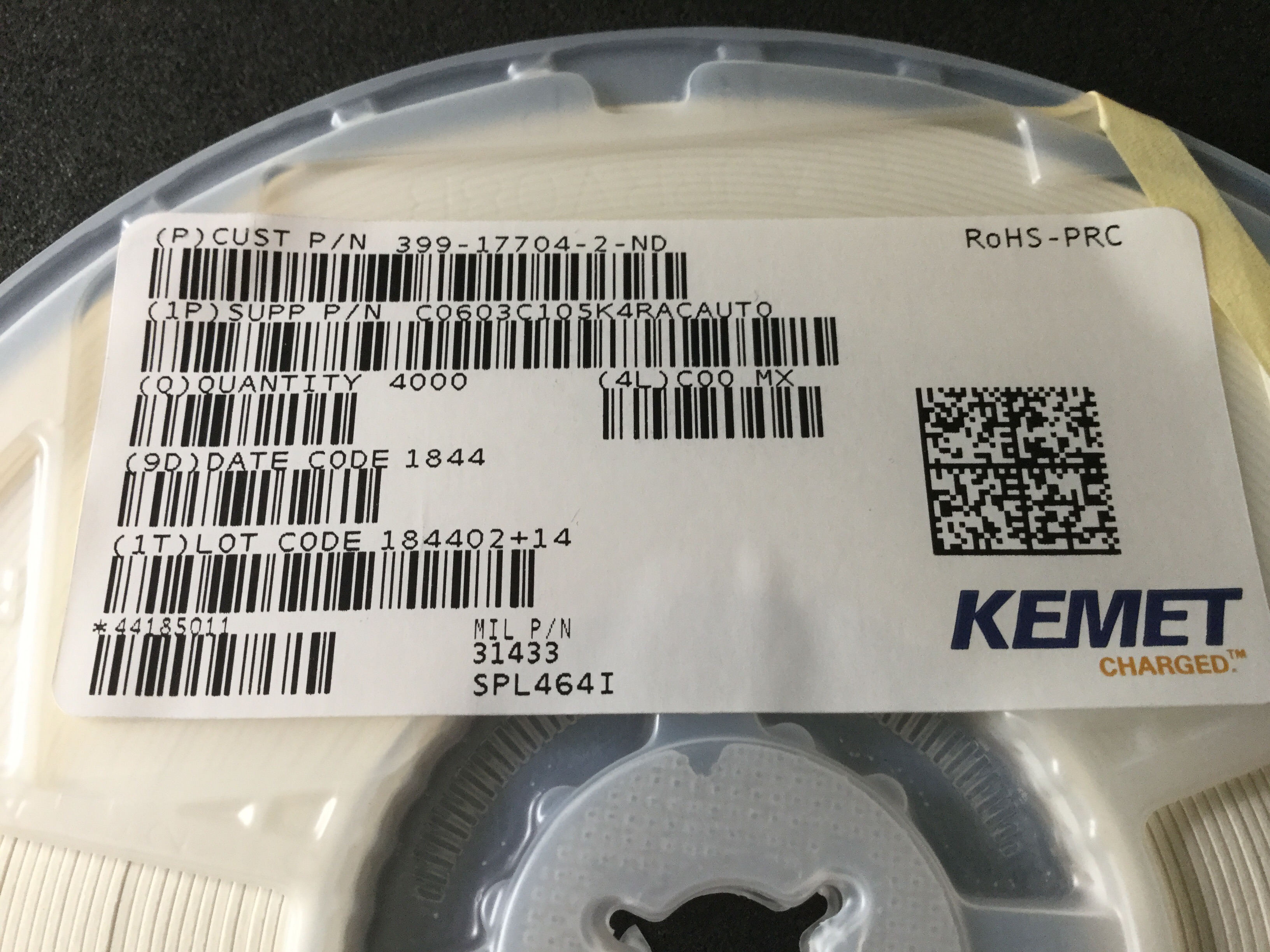 C0603C105K4RAC