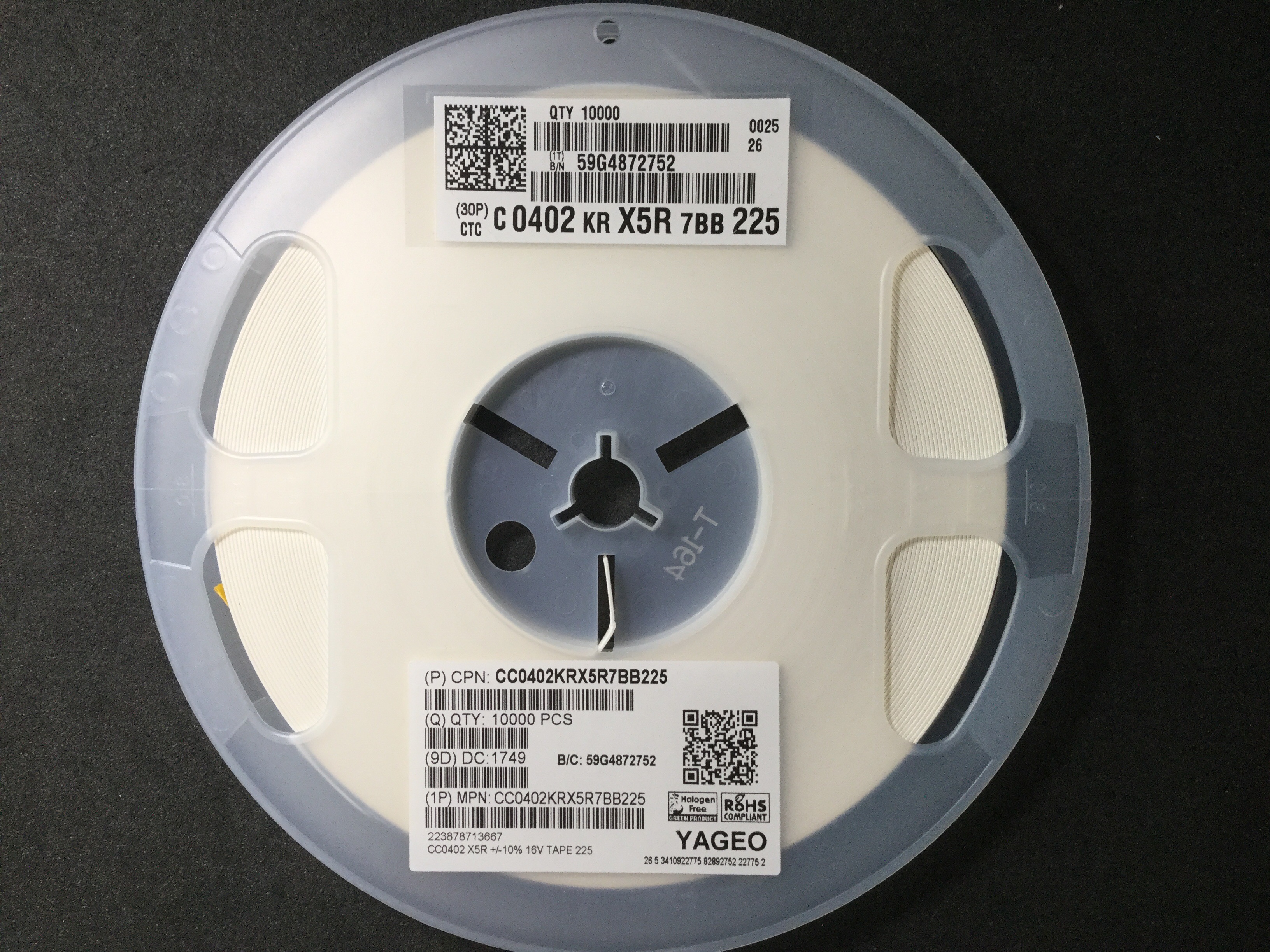 CC0402KRX5R7BB225