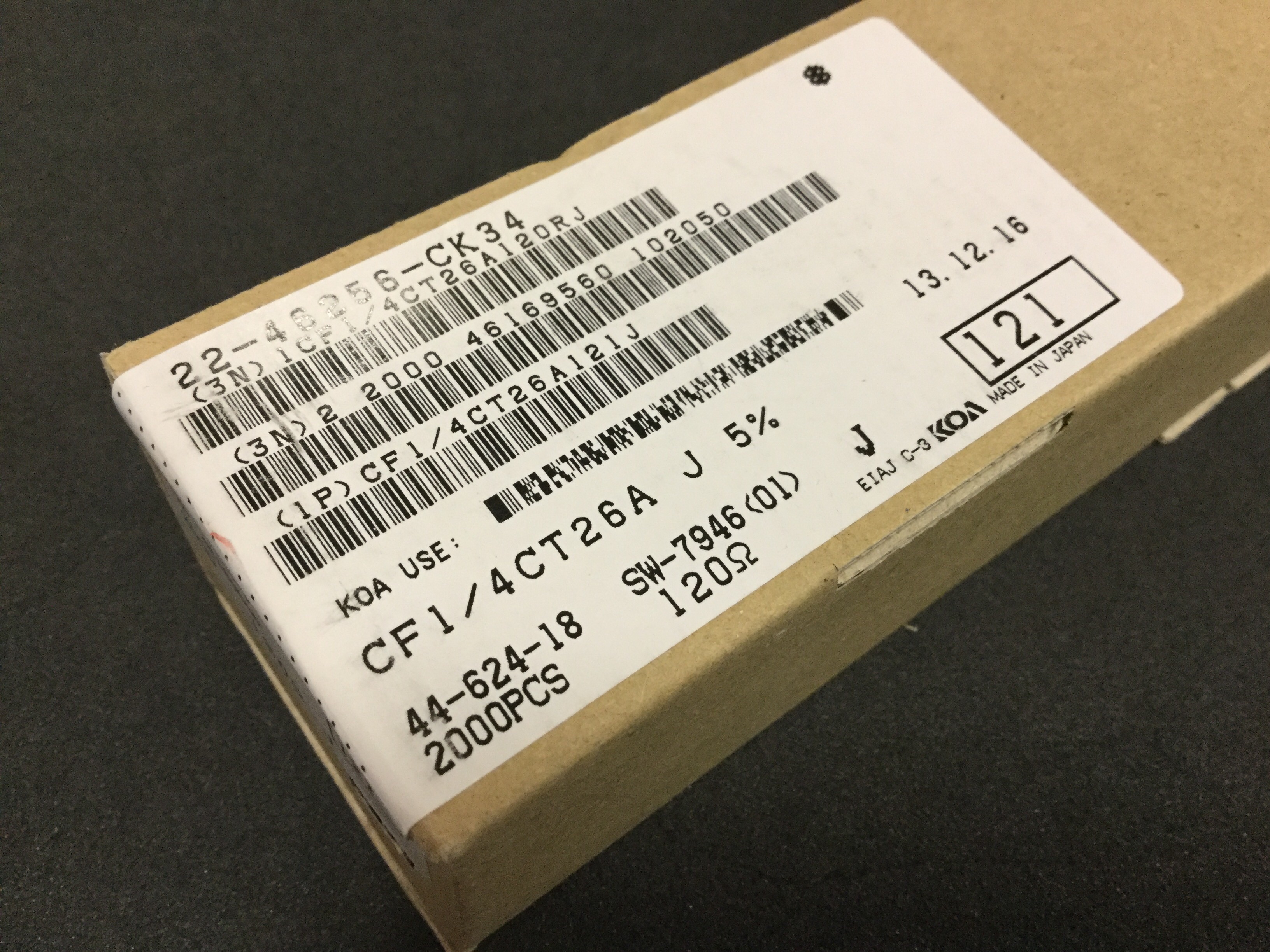 CF1/4CT26A121J