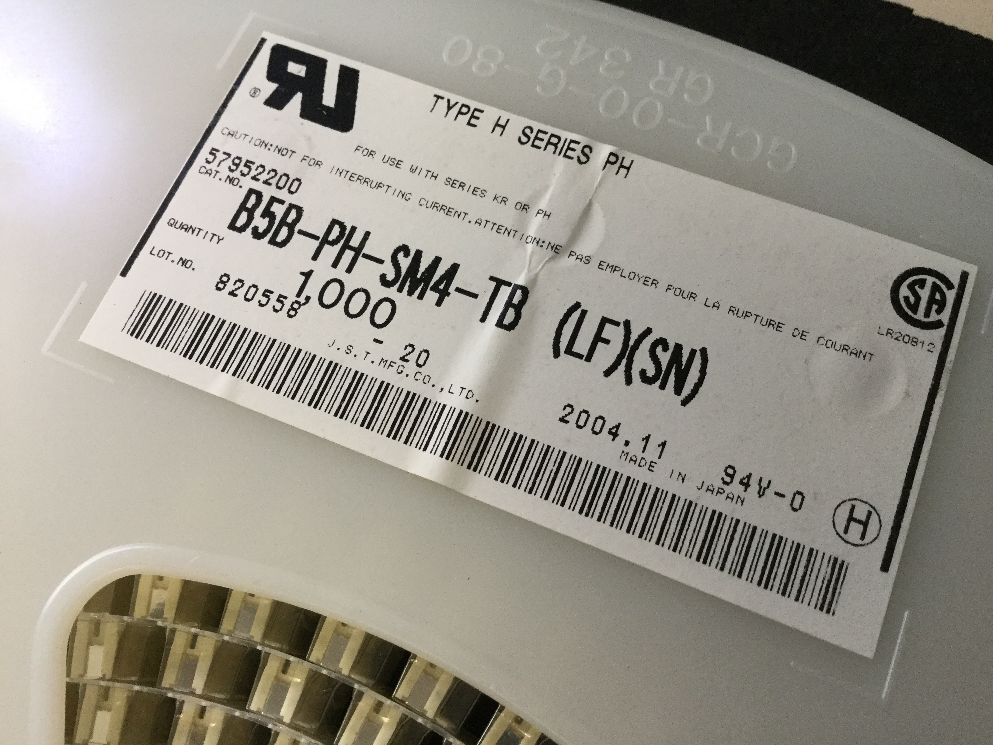 B5B-PH-SM4-TB(LF)(SN)