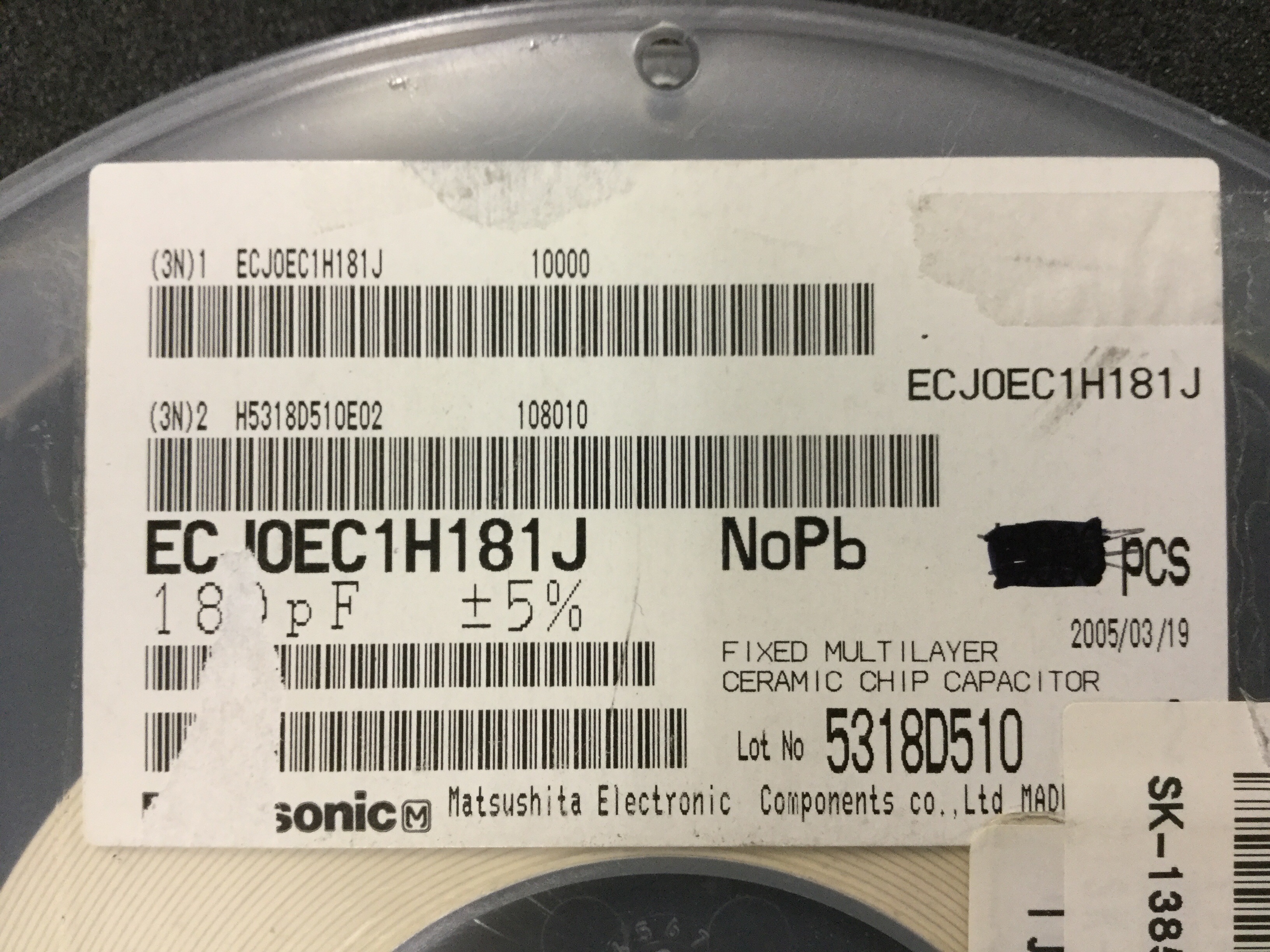 ECJ0EC1H181J