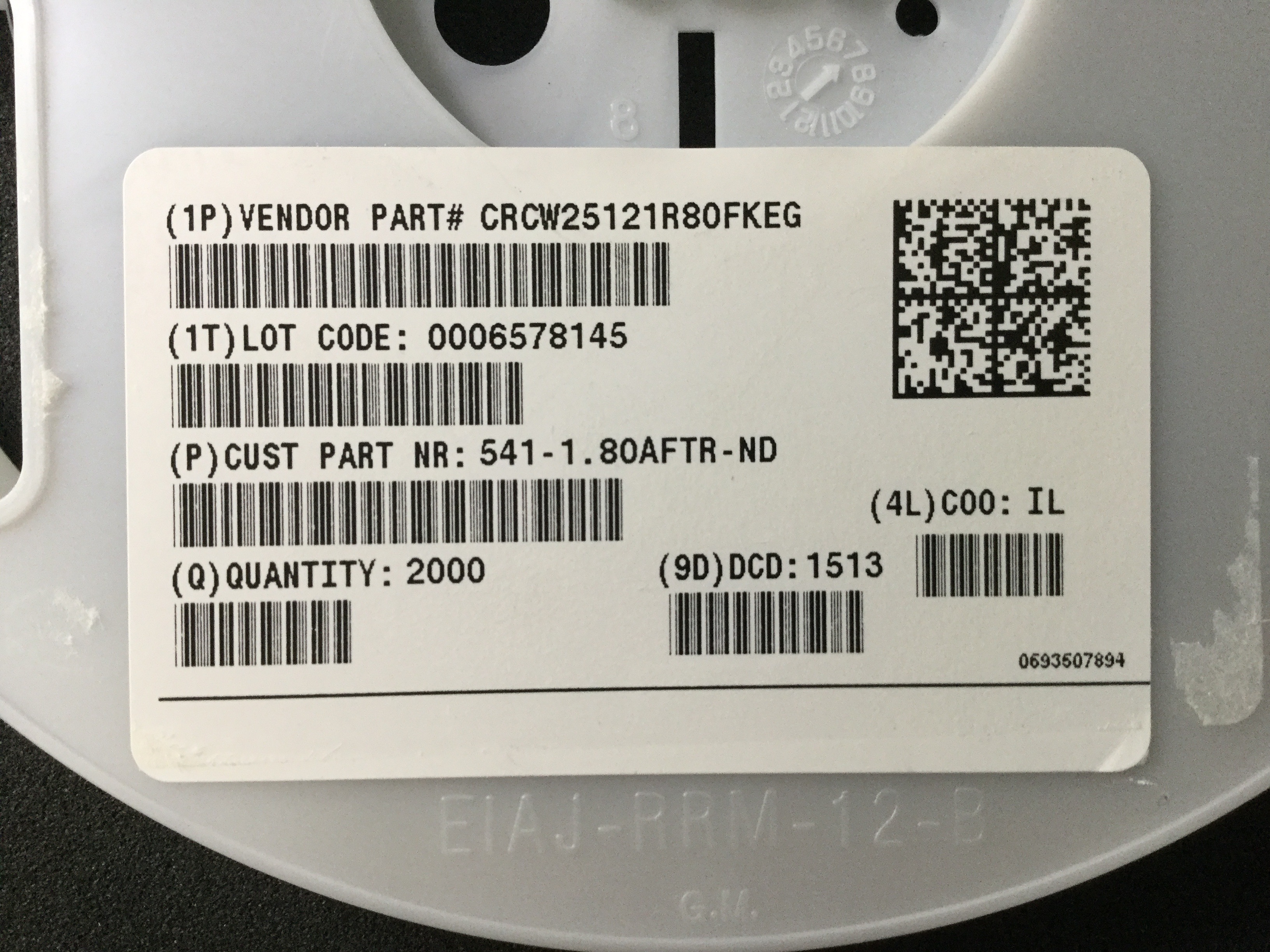 CRCW25121R80FKEG