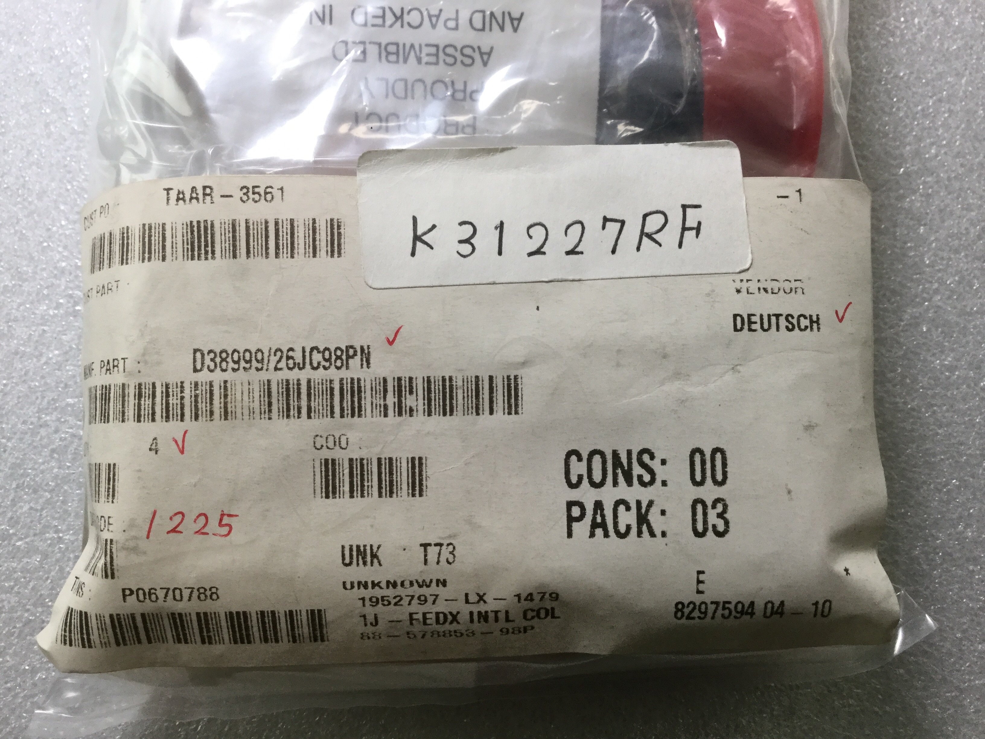 D38999/26JC98PN