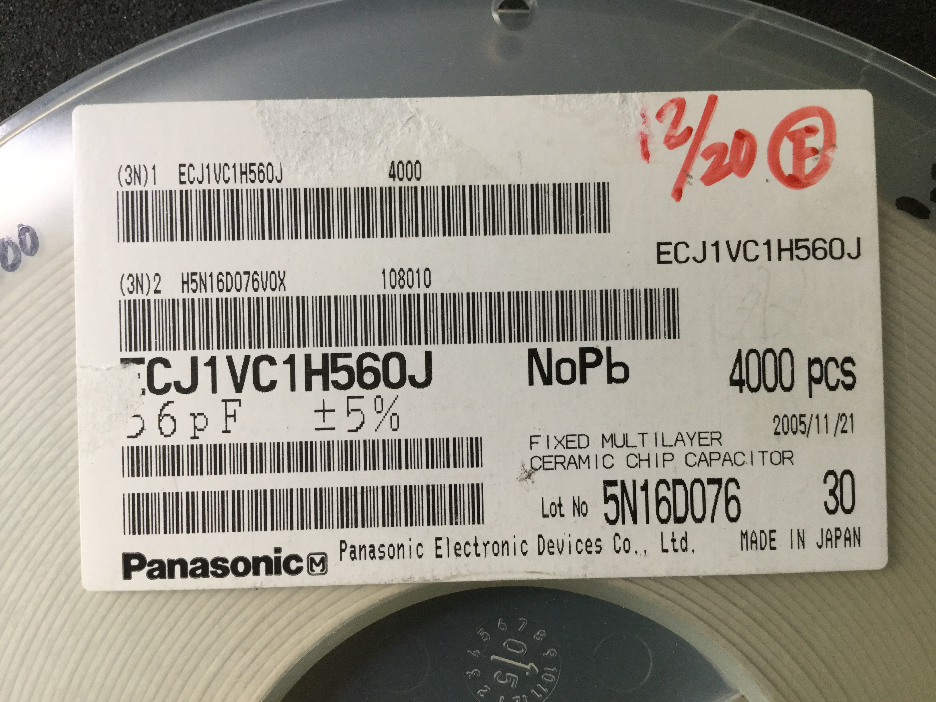 ECJ1VC1H560J