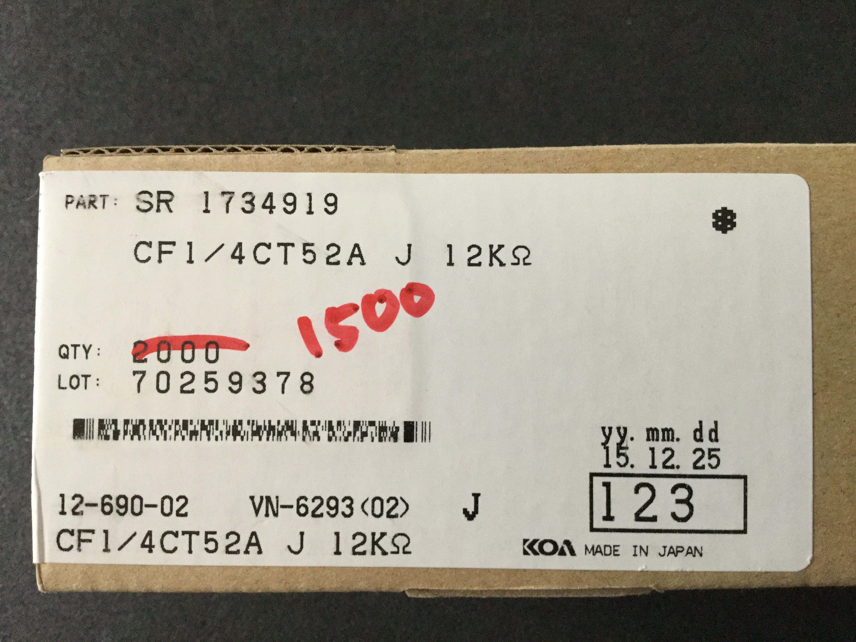 CF1/4CT52A123J