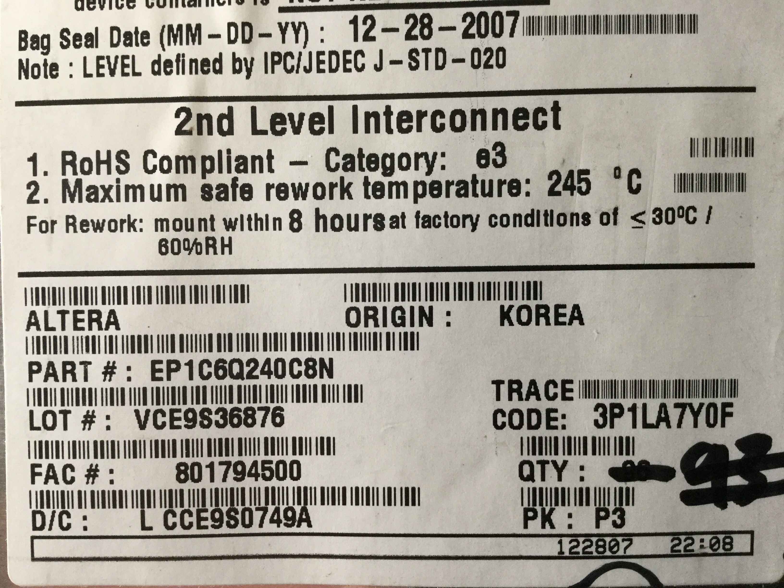 EP1C6Q240C8N