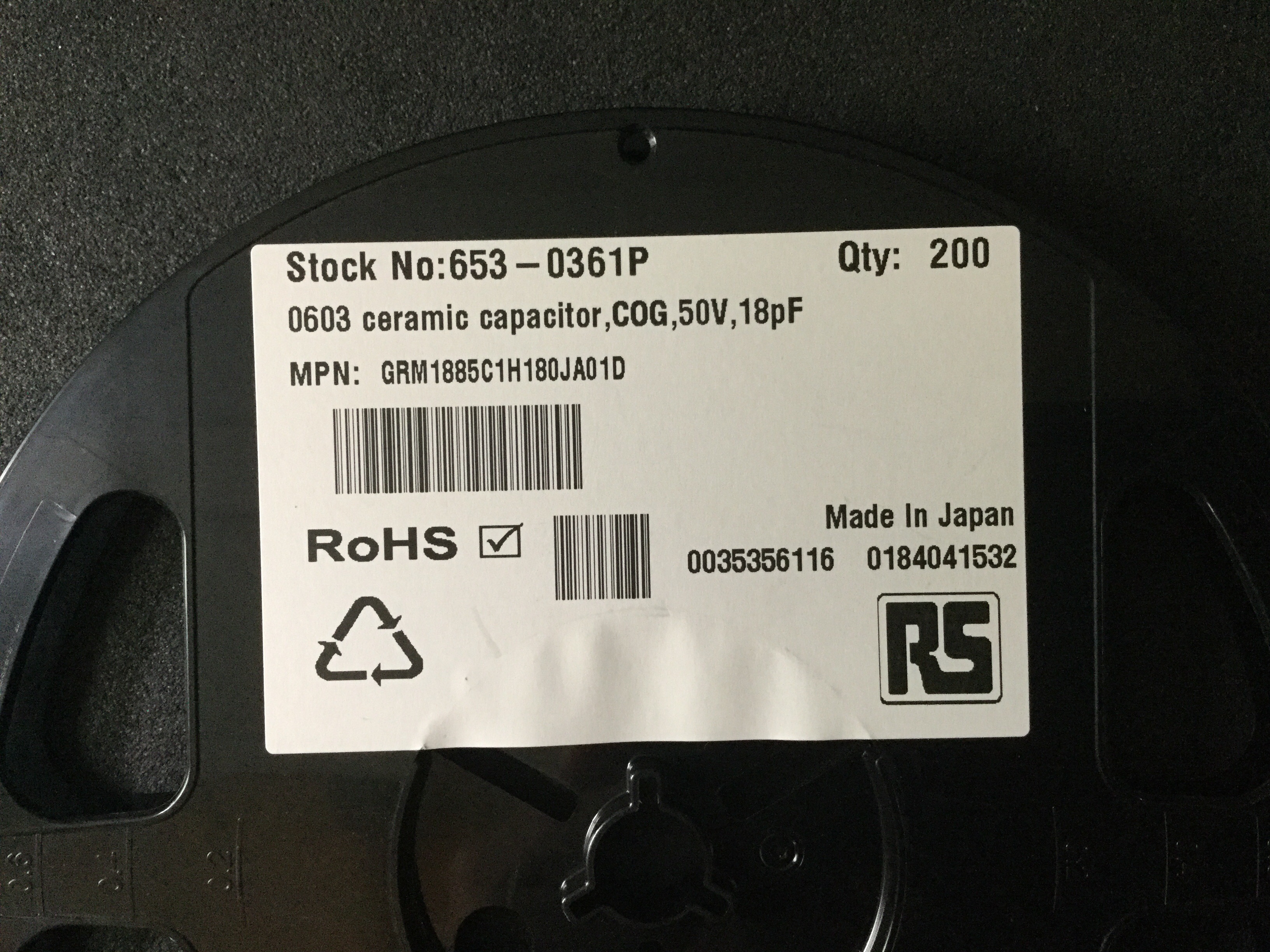 GRM1885C1H180JA01D