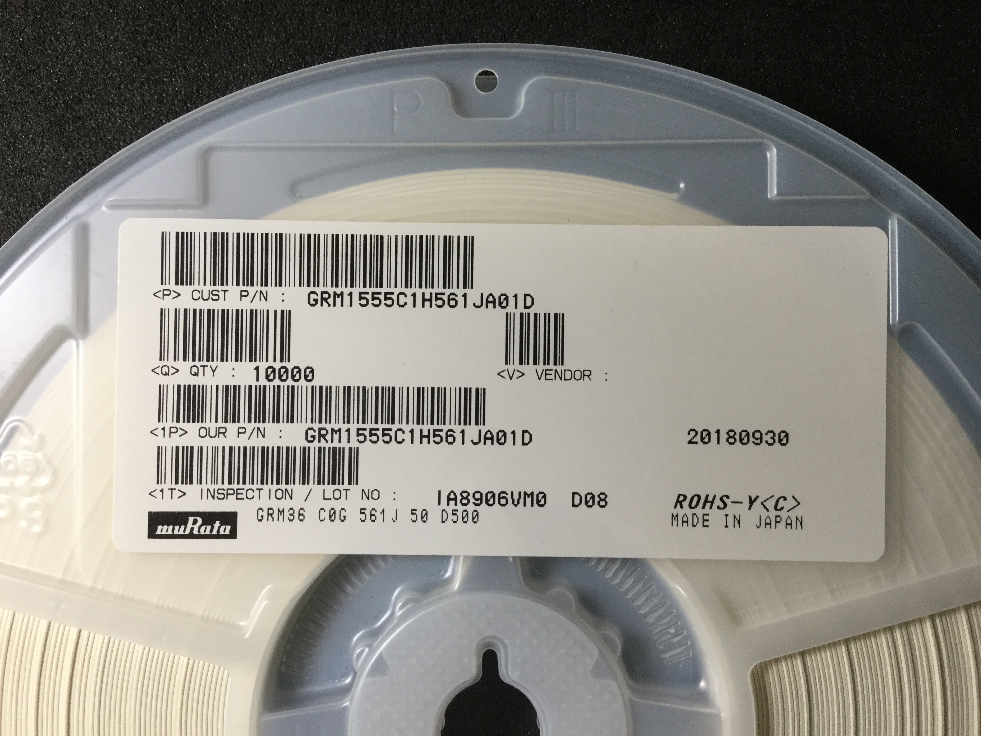 GRM1555C1H561JA01D