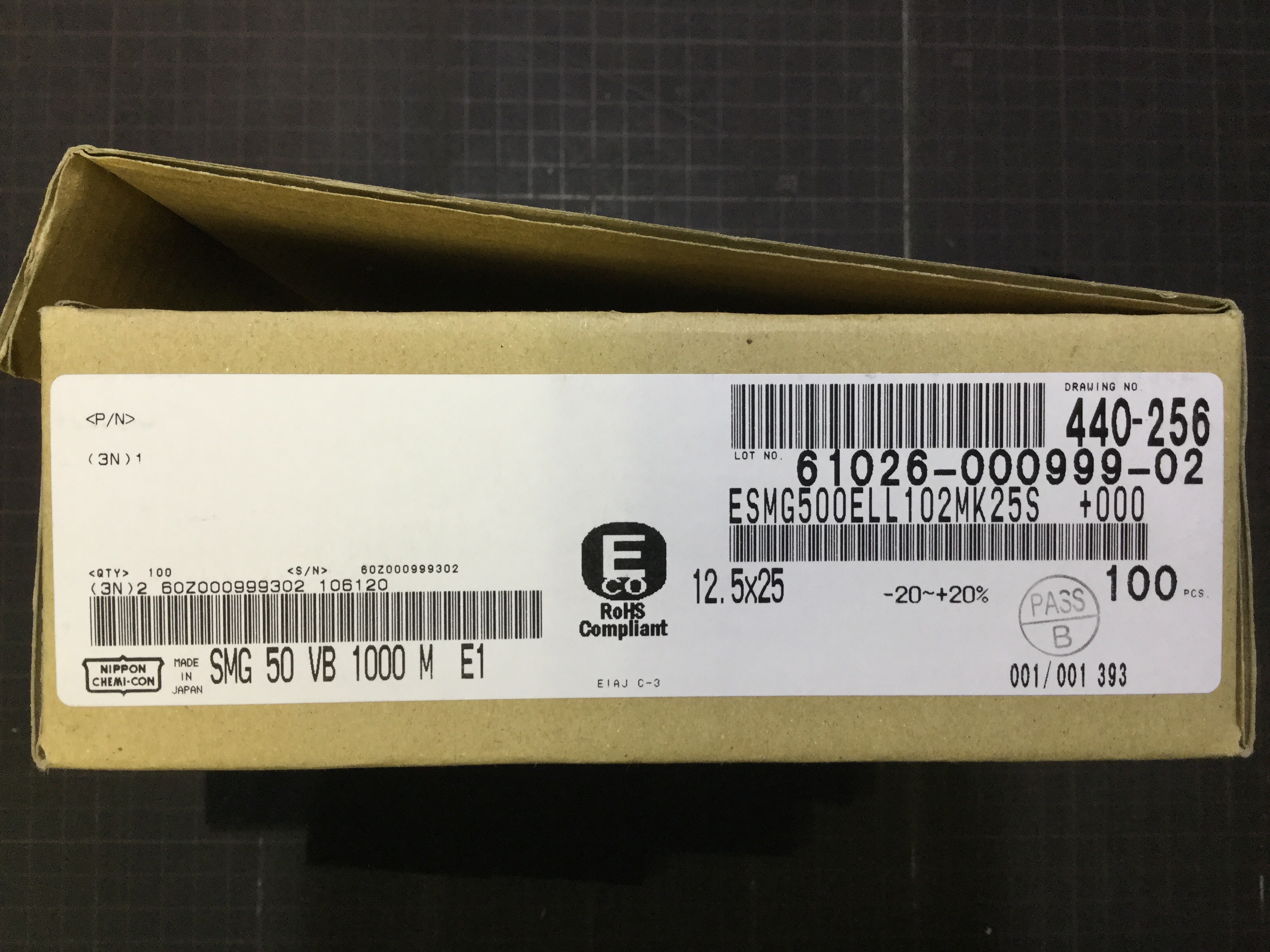 ESMG500ELL102MK25S