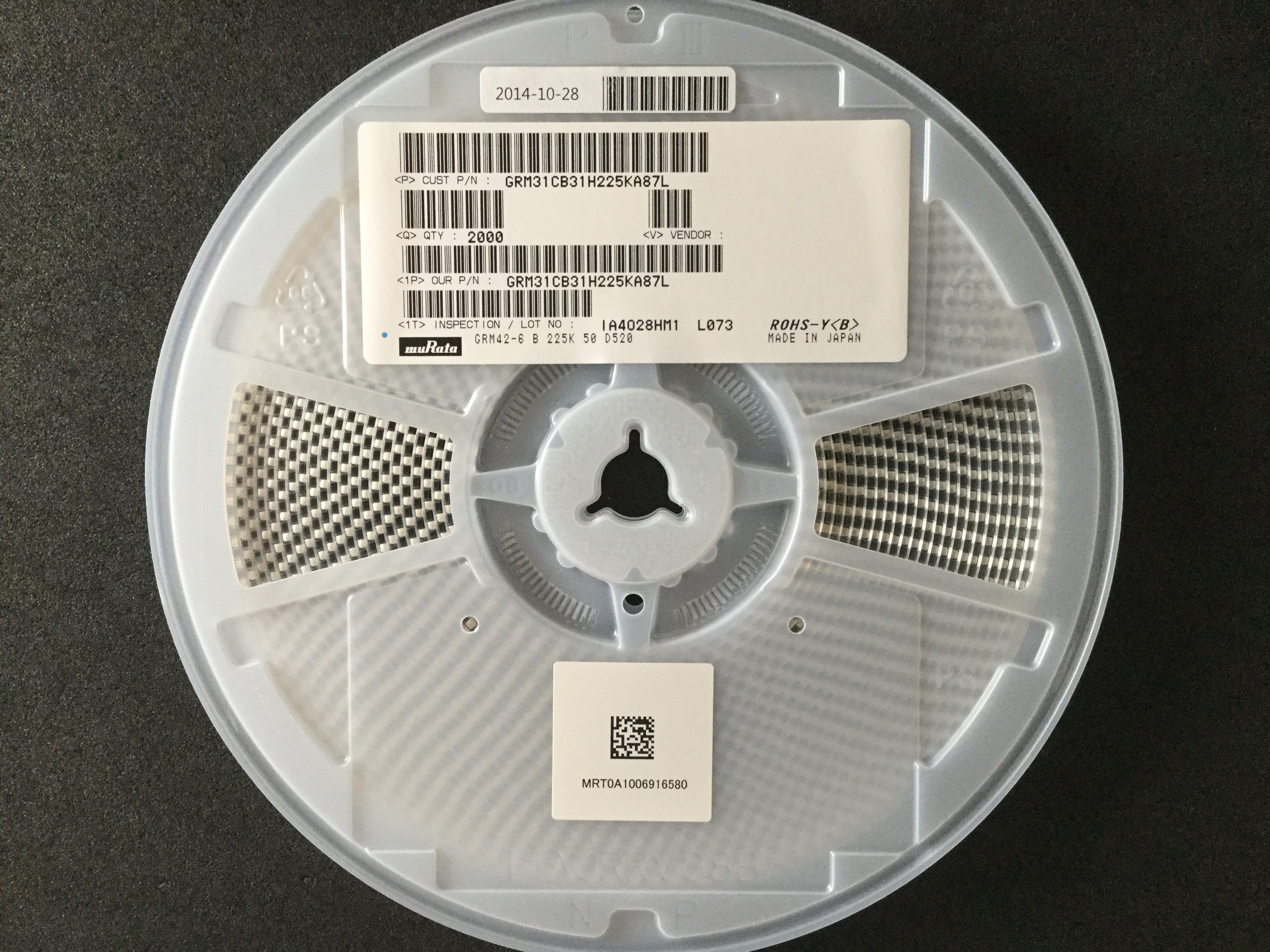 GRM31CB31H225KA87L