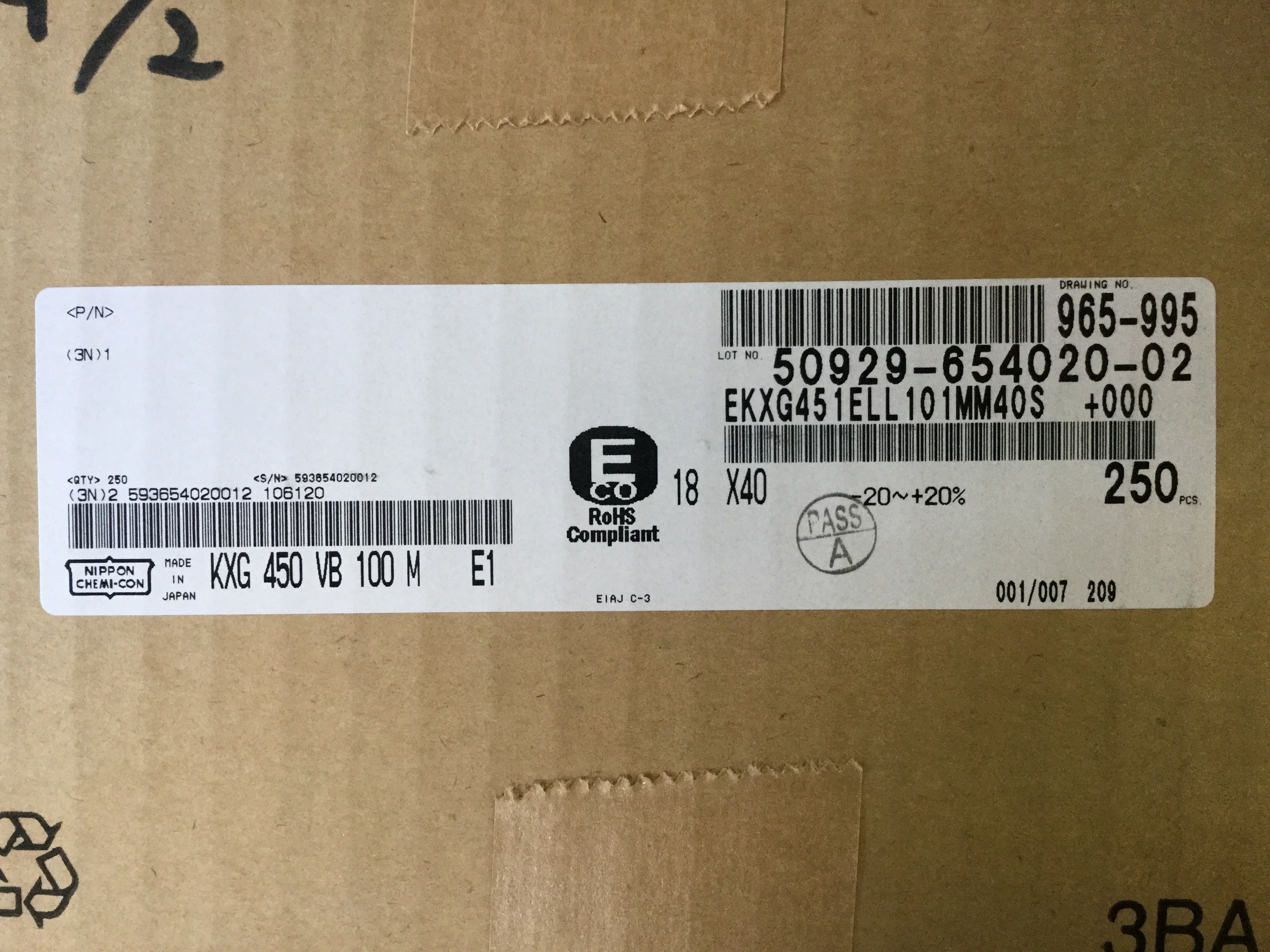 EKXG451ELL101MM40S