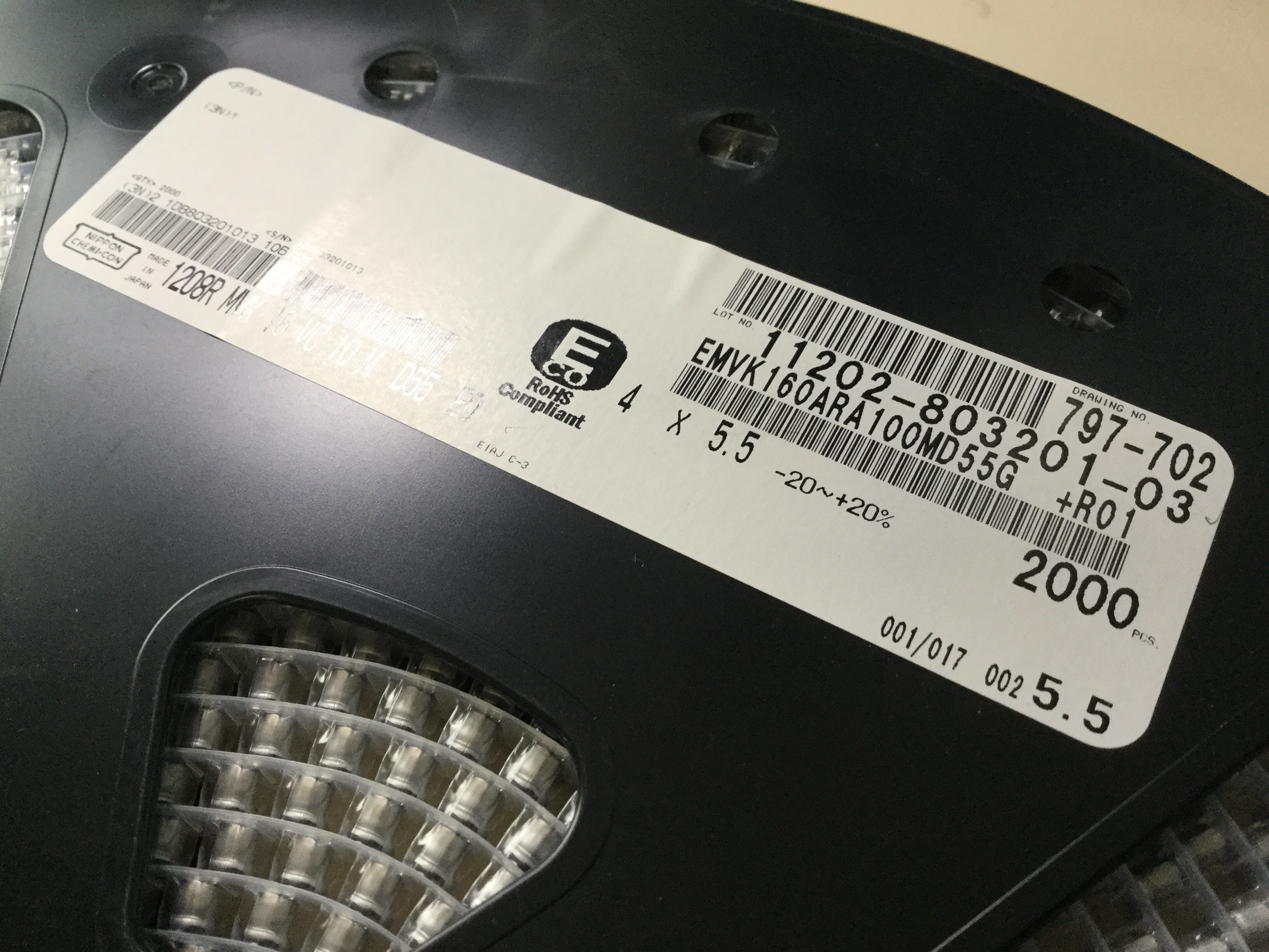 EMVK160ARA100MD55G