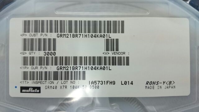 GRM21BR71H104KA01L