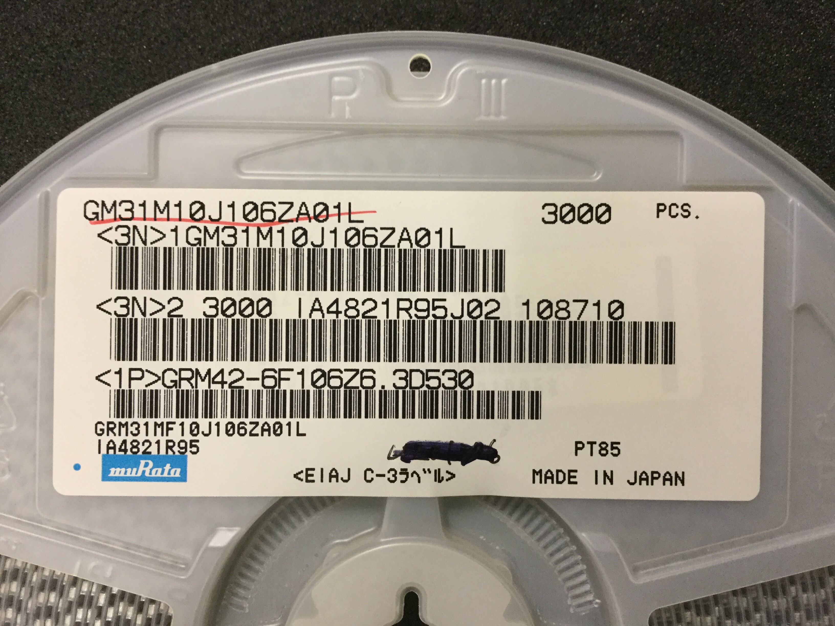GRM31MF10J106ZA01L