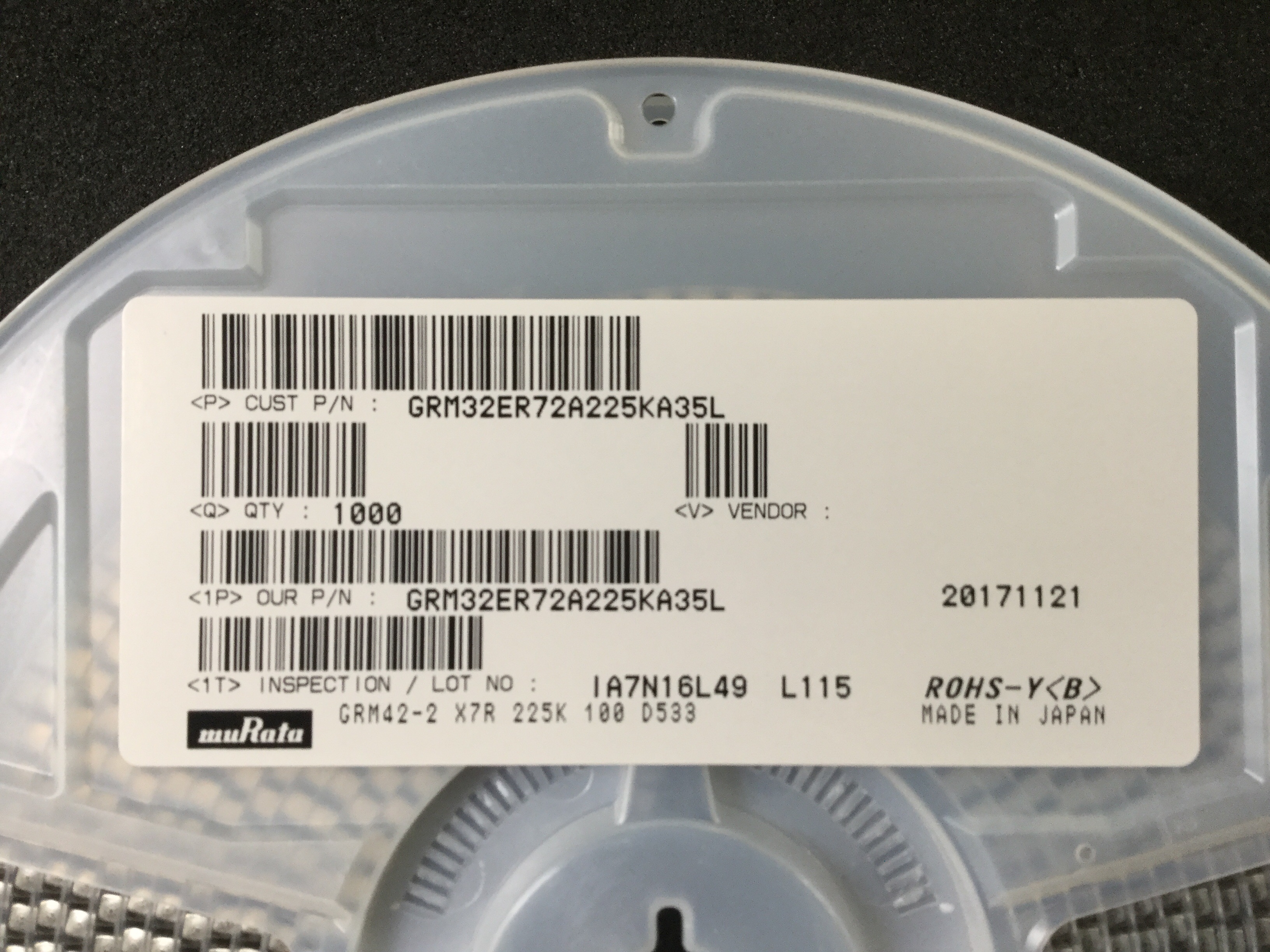 GRM32ER72A225KA35L