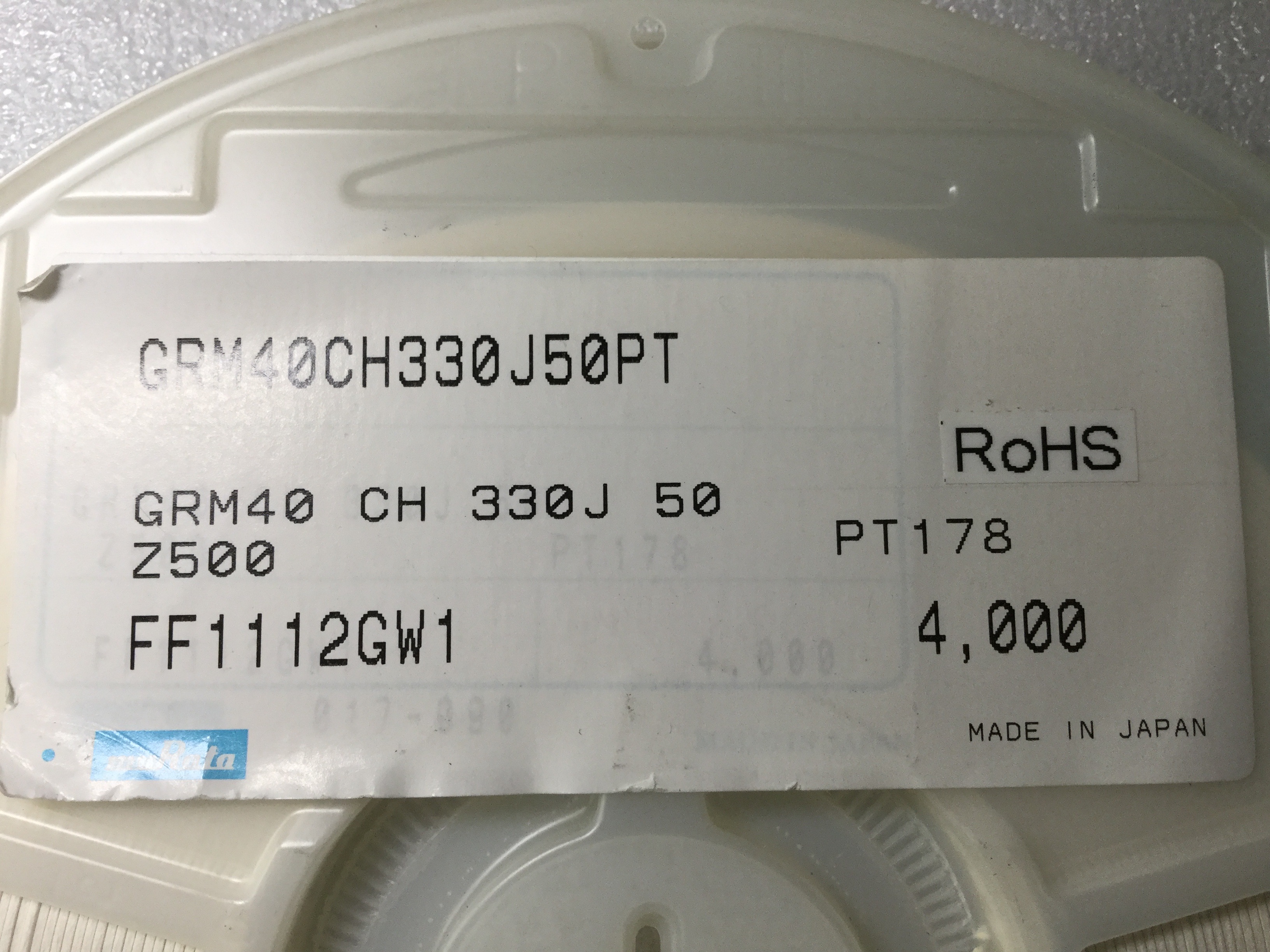 GRM40CH330J50PT