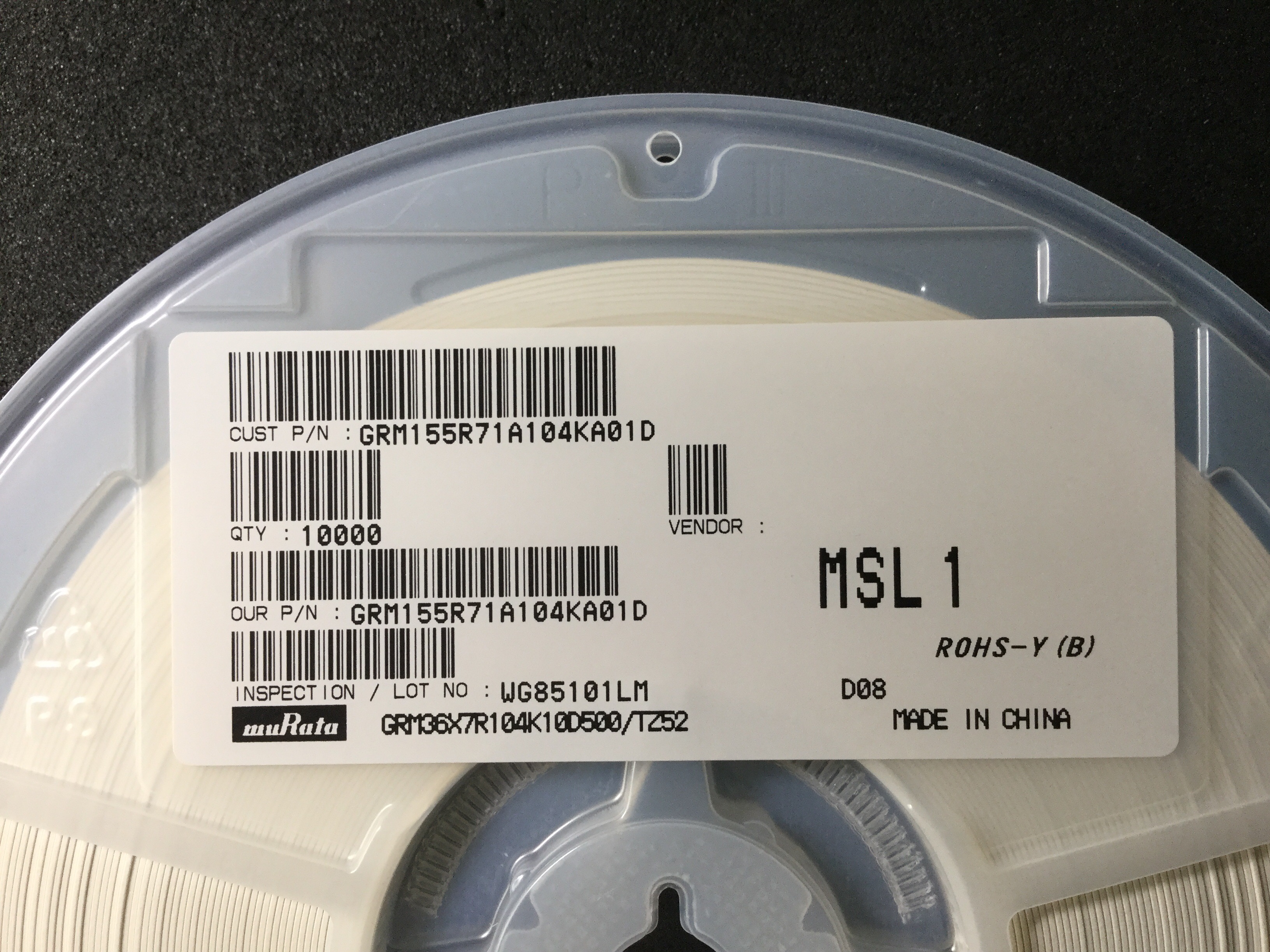 GRM155R71A104KA01D