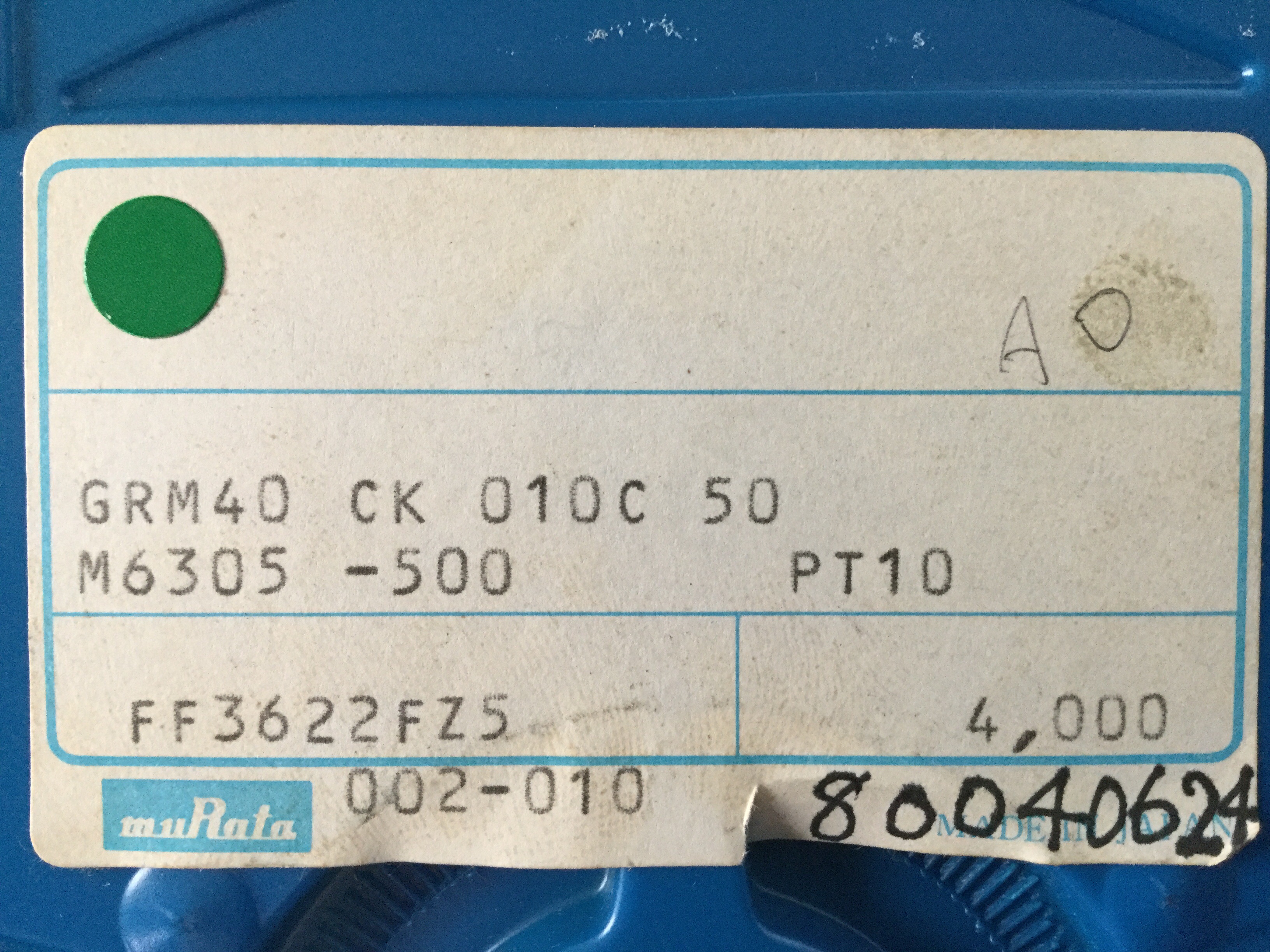 GRM40CK010C50PT