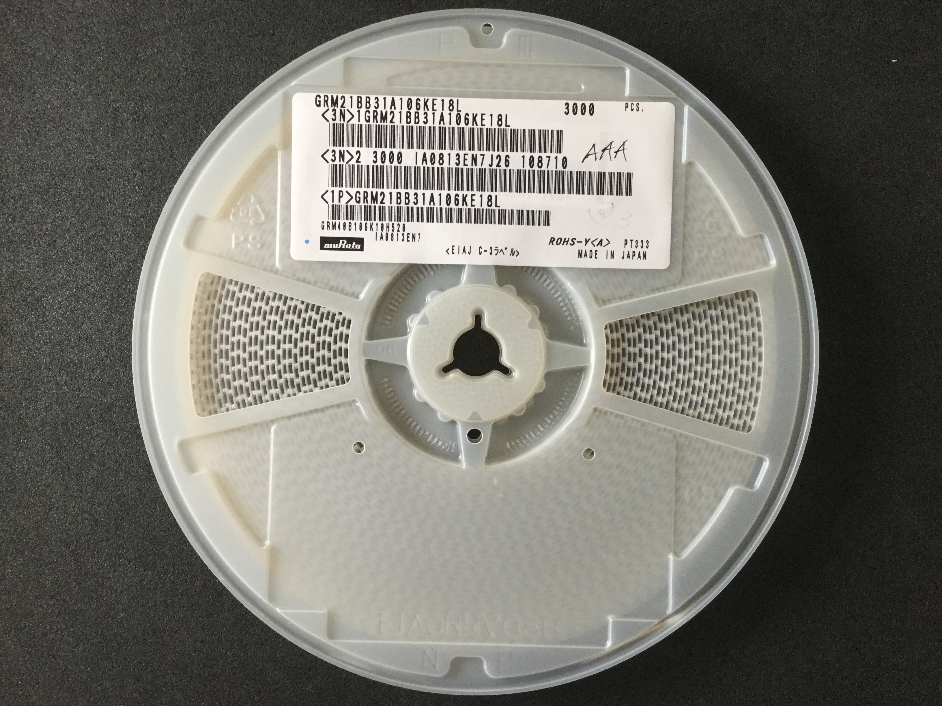 GRM21BB31A106KE18L