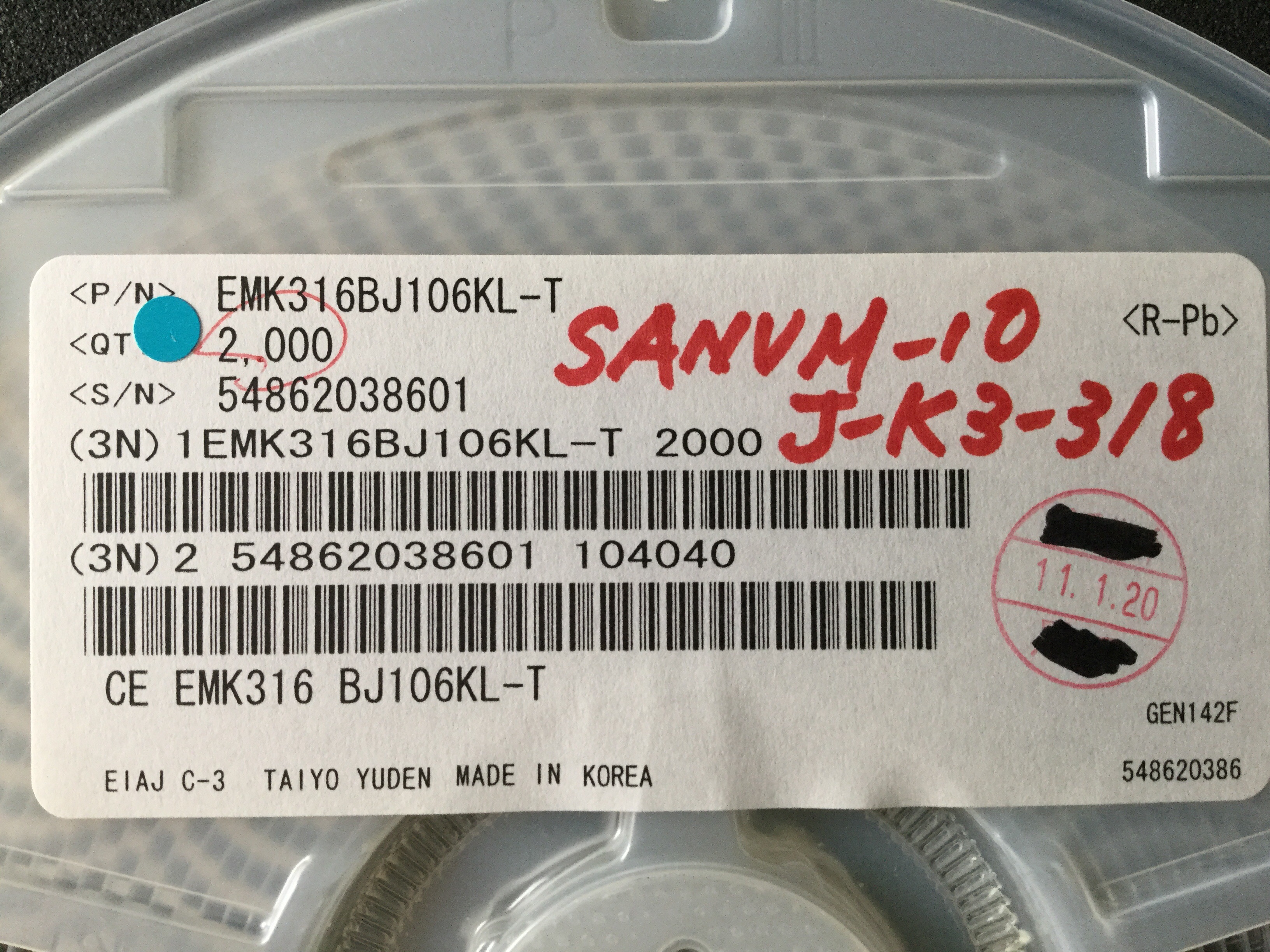 EMK316BJ106KL-T