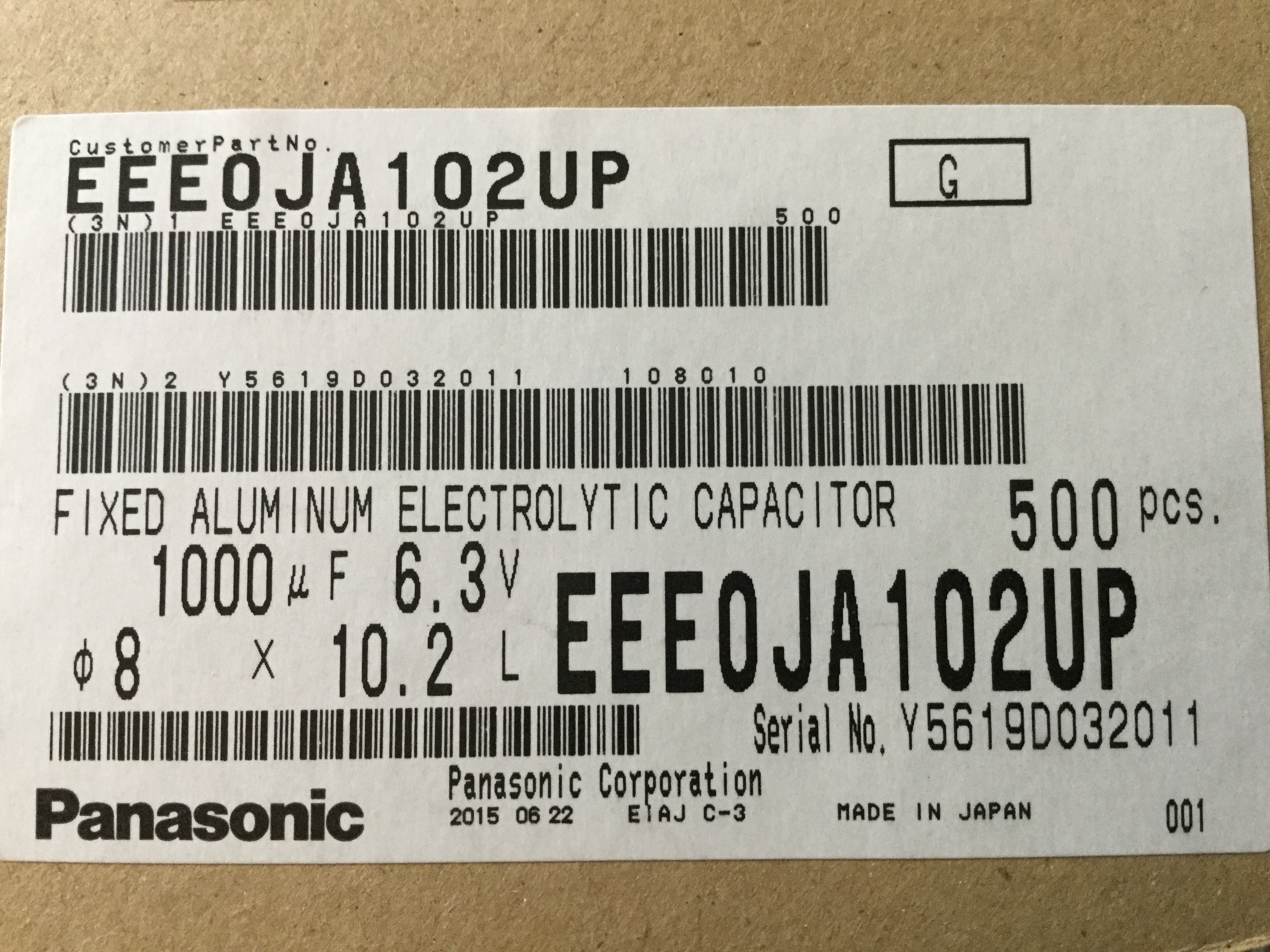 EEE0JA102UP