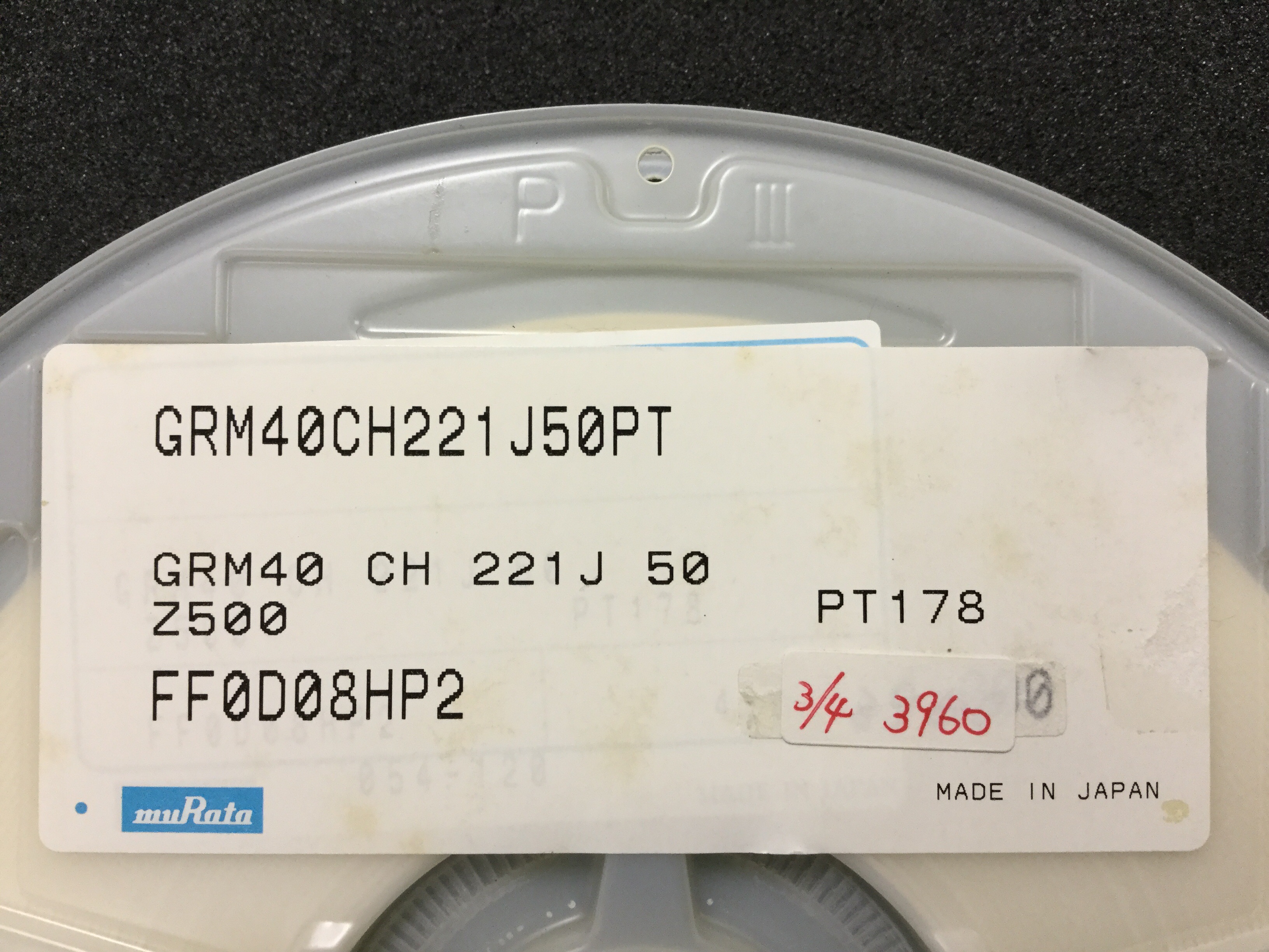 GRM40CH221J50PT