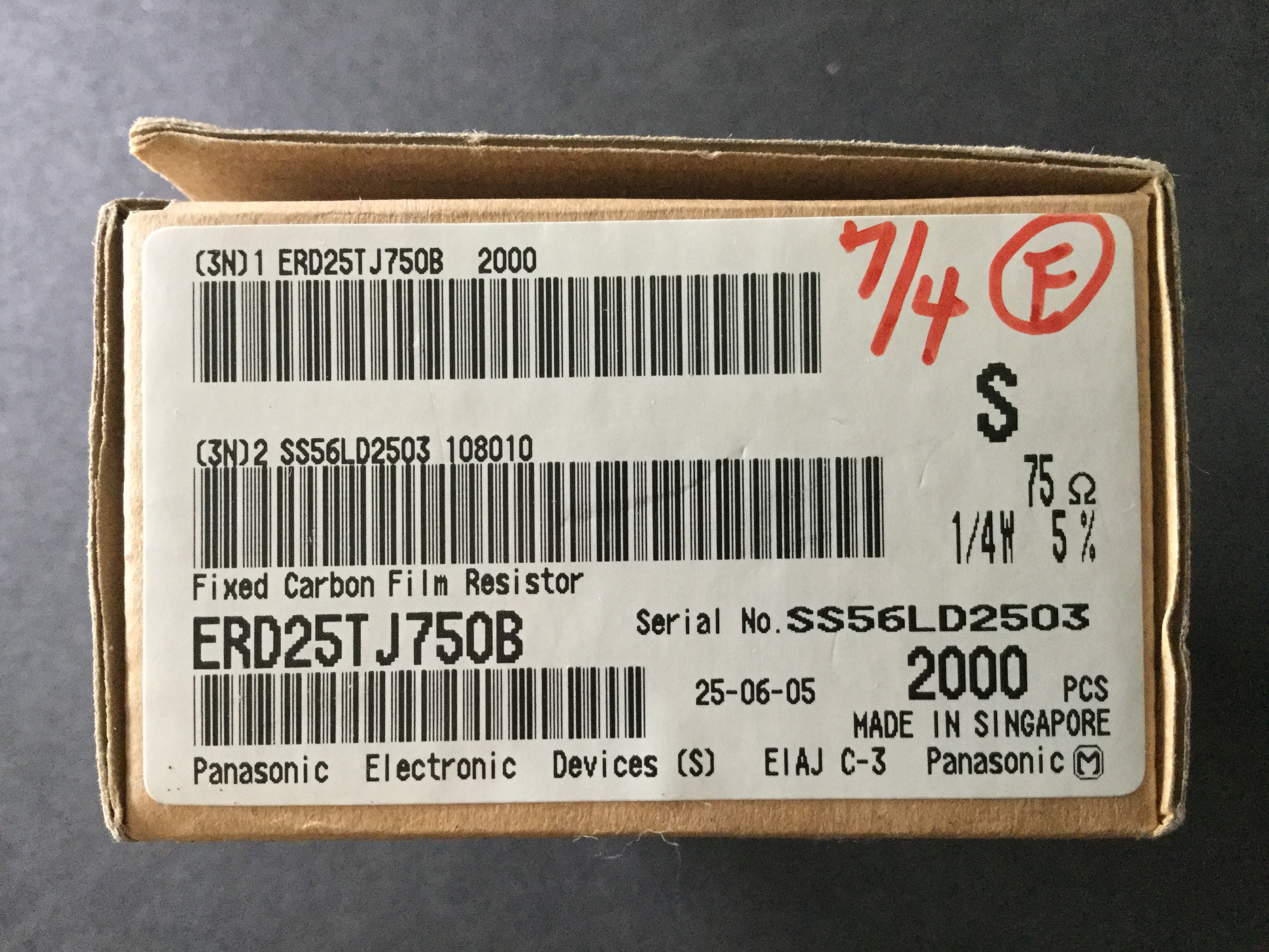 ERD25TJ750B