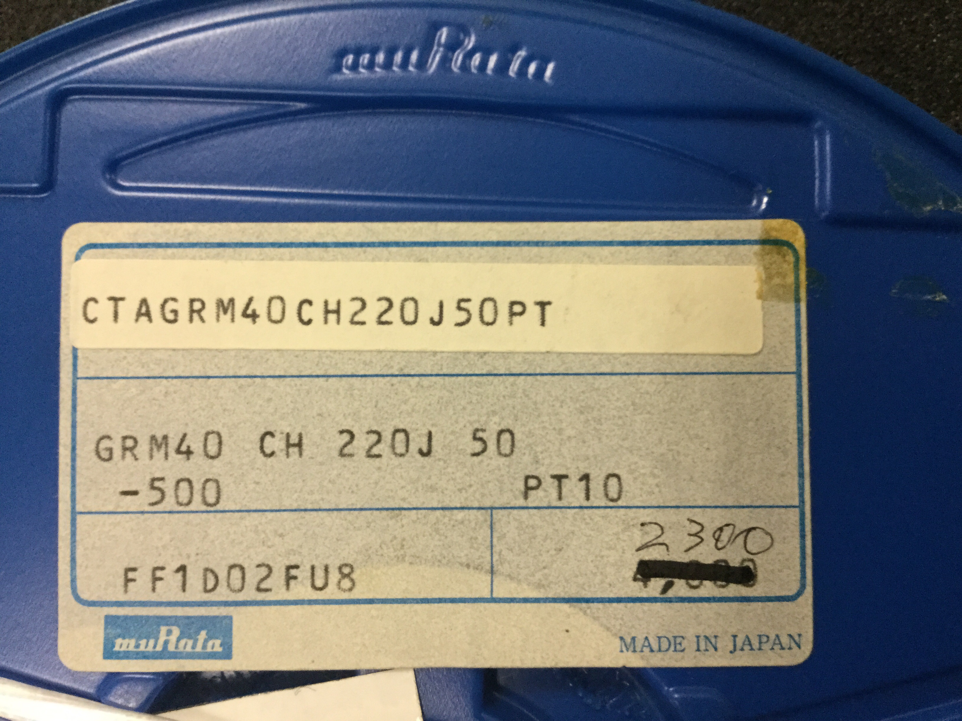 GRM40CH220J50PT